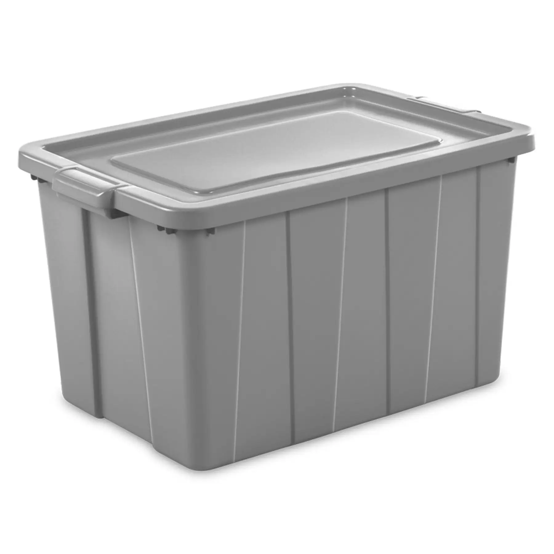 Sterilite Tuff1 30 Gallon Plastic Storage Tote Container Bin with Lid (16 Pack)