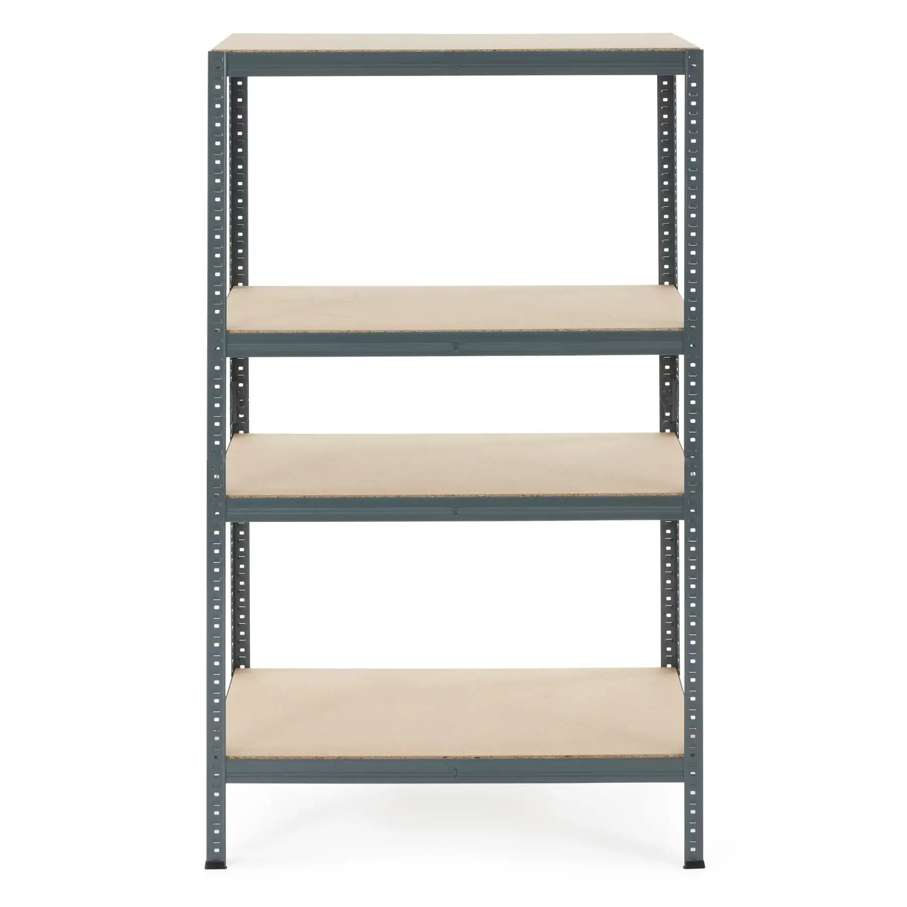 36x60" 4 Tier Adjustable Shelve Boltless Storage Unit, 500 lb Capacity