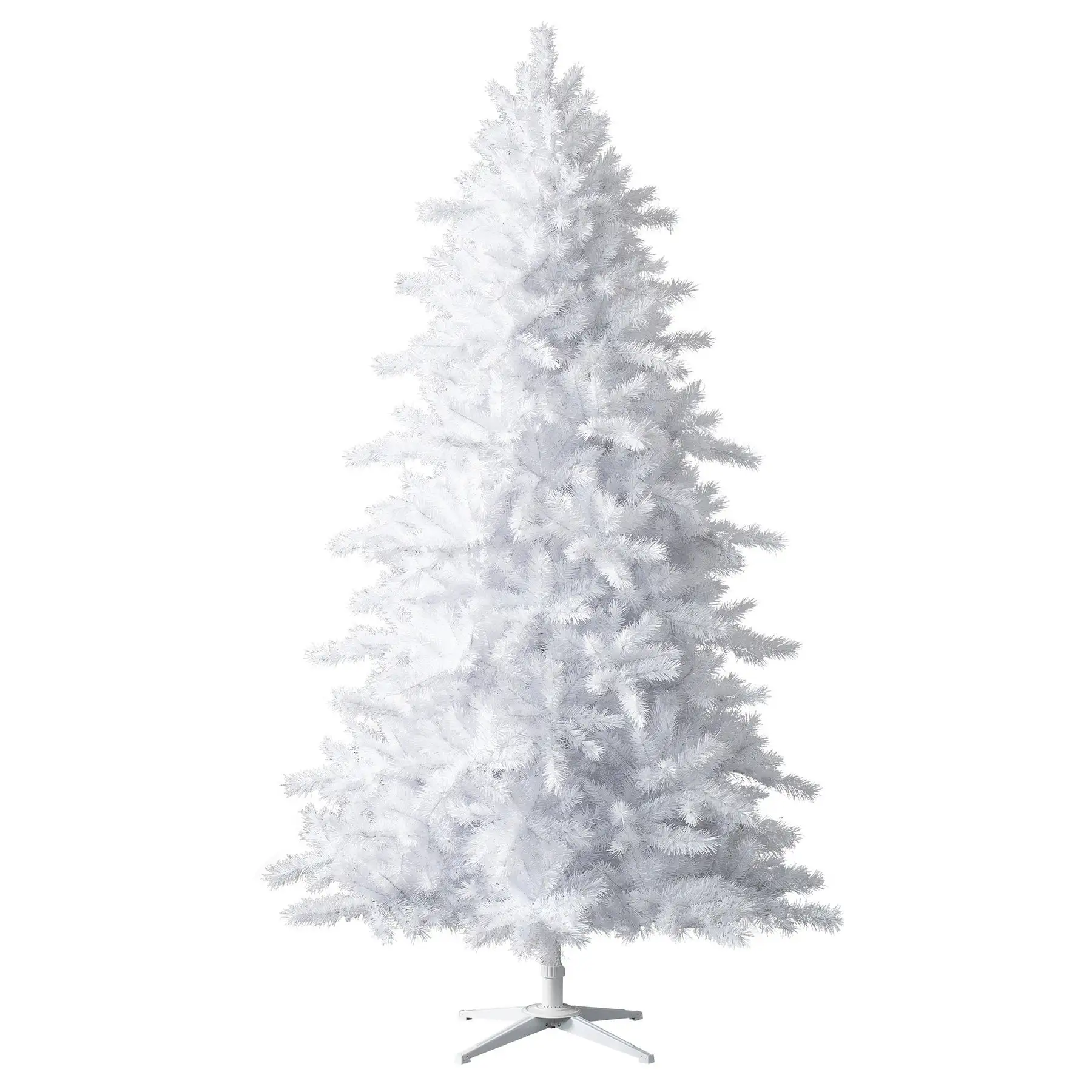 Treetopia Moonlight White 6 Foot Artificial Unlit Slim Christmas Tree w/ Stand