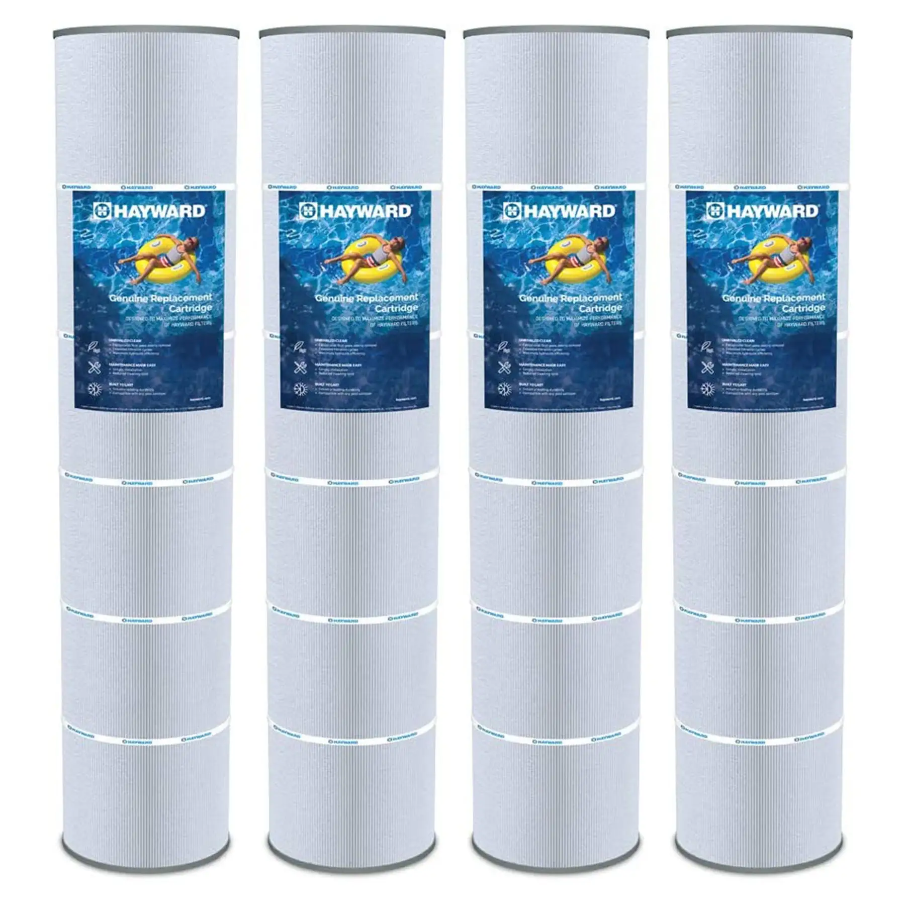 Hayward Replacement Cartridge Element for Hayward SwimClear Filters (4 Pack)