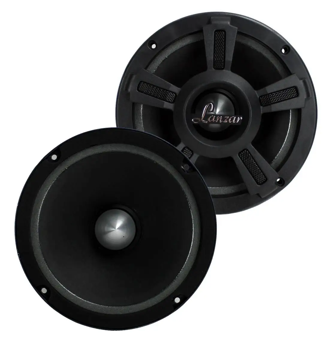 LANZAR OPTI6MI 6.5" 1000W Car Mid bass Mid Range Audio Speakers PAIR