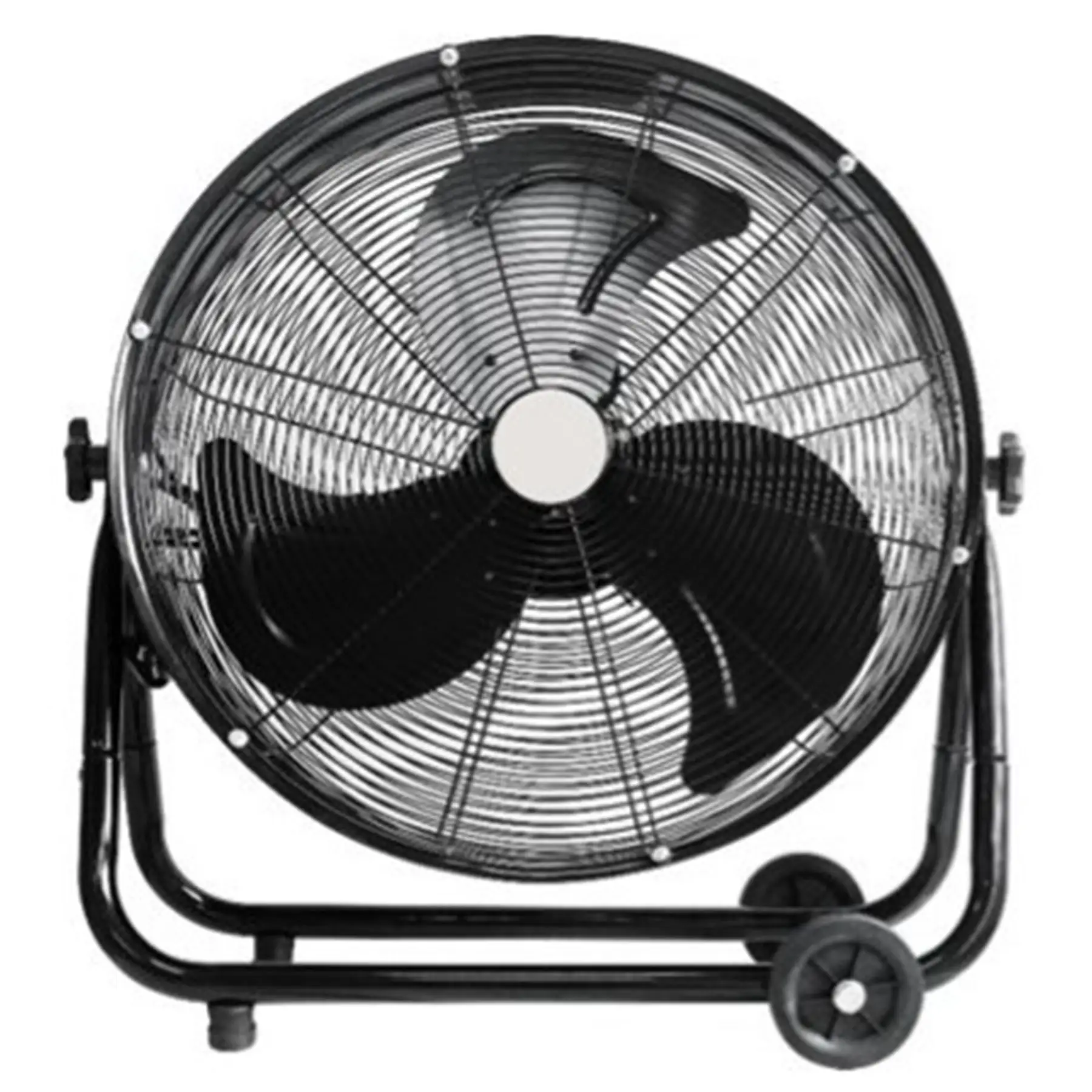 Lifesmart FGD-24Y 24 Inch Recirculating Floor Fan with Caster Wheels, Black