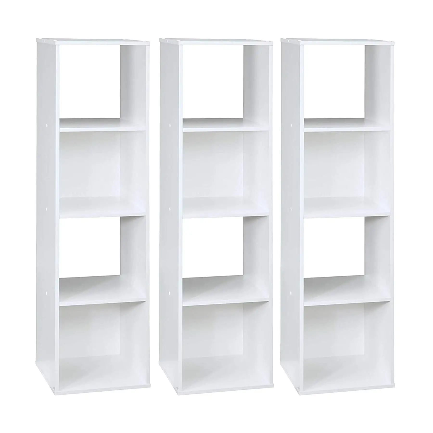 Closetmaid Home Stackable 4-Cube Cubeicals Organizer Storage, White (3 Pack)