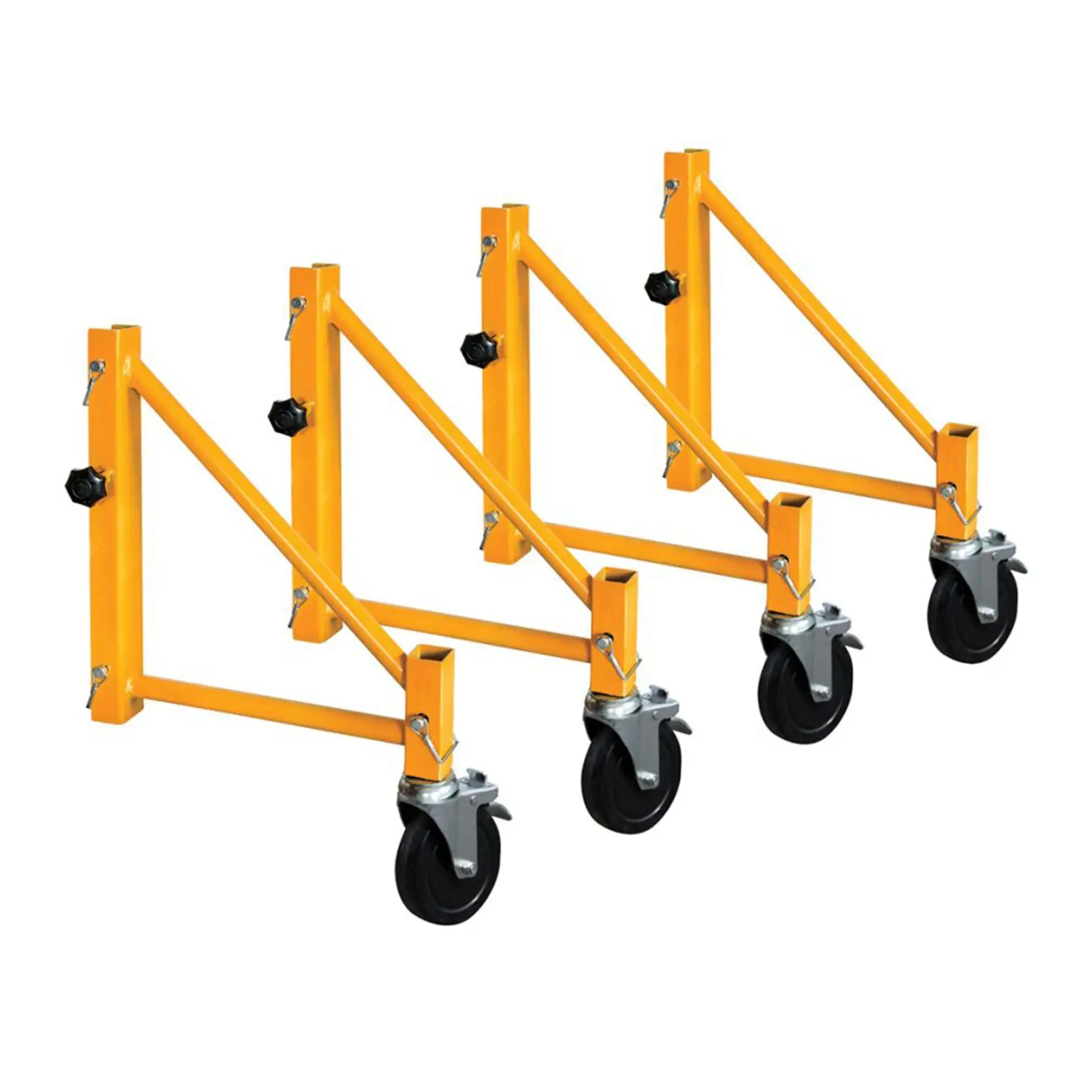 Stacker S-IOS0 14 In Baker Style Scaffolding Outriggers with Casters (4 Pack)