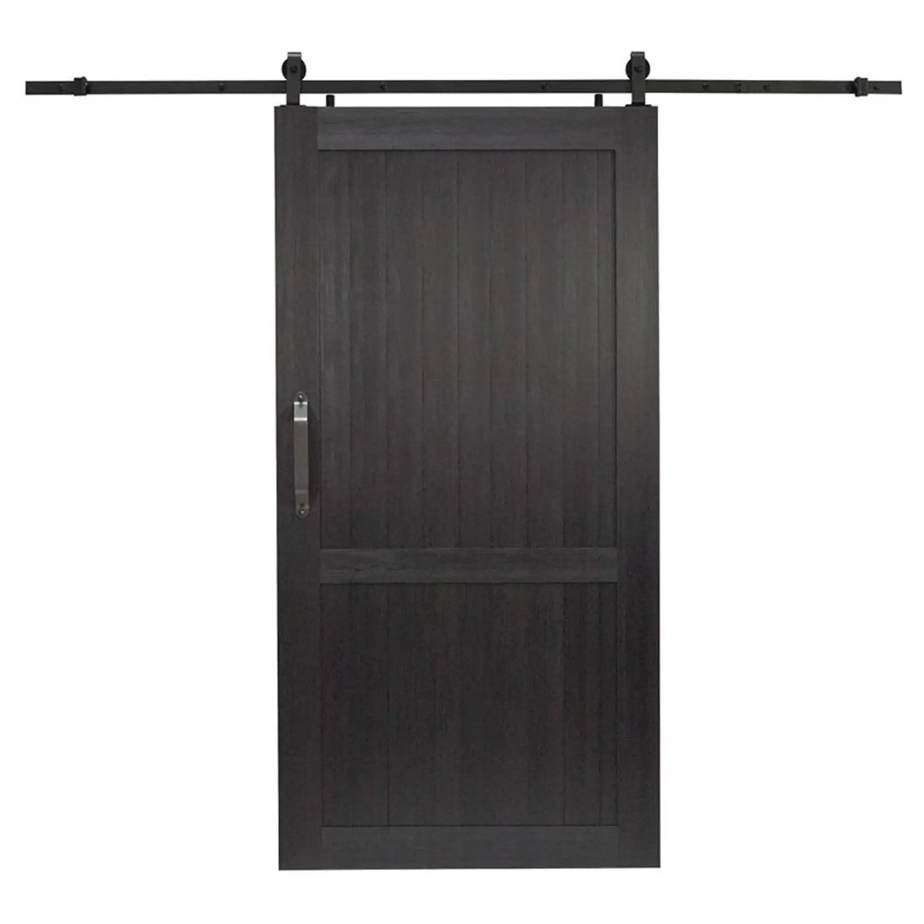 LTL Home Products MLB3684BHKD Millbrooke Ready to Assemble PVC Barn Door, Black