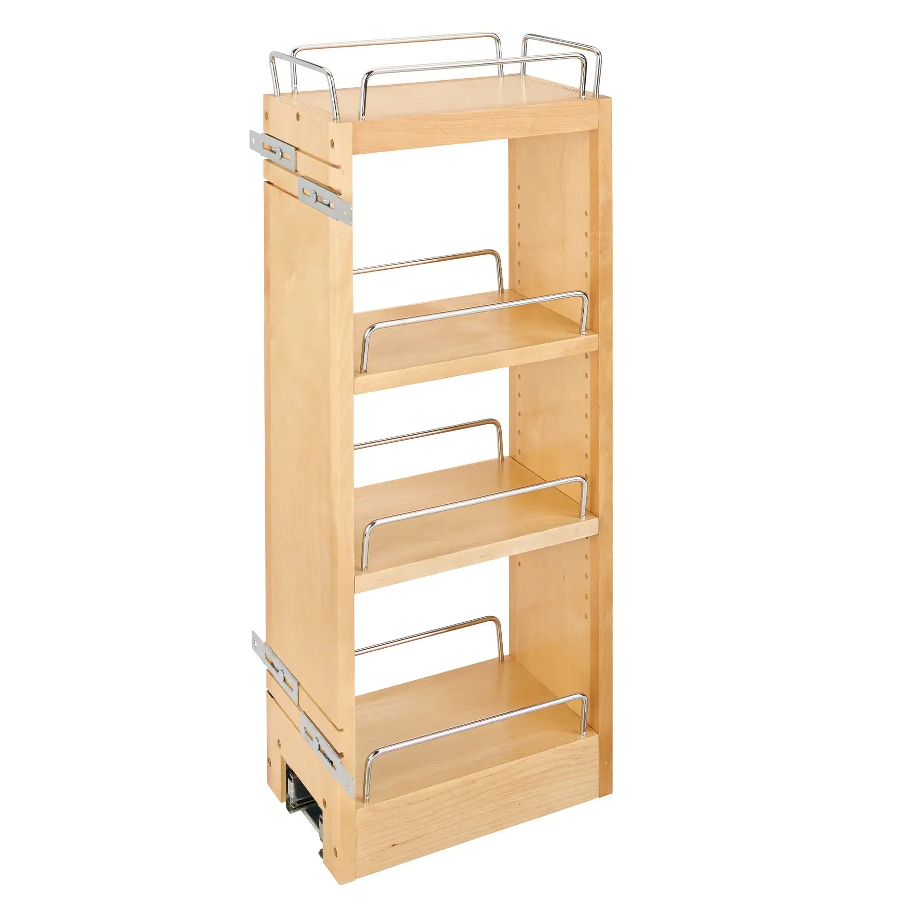 Rev-A-Shelf 6" Pullout Kitchen Wall Cabinet Organizer Soft-close, 448-BBSCWC-6C