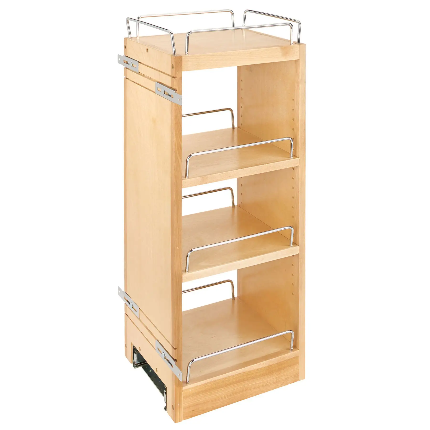 Rev-A-Shelf 9.5" Pullout Kitchen Wall Cabinet Organizer Soft-close, 448-BBSCWC-9C