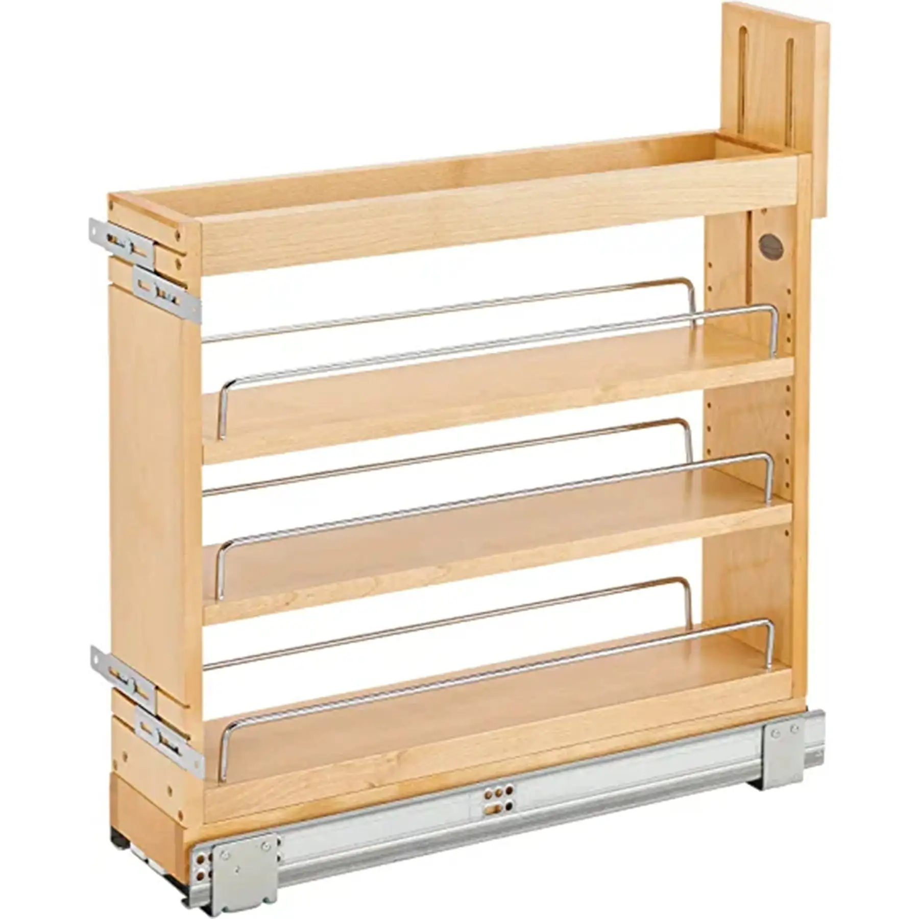 Rev-A-Shelf 5" Door/ Drawer Base Cabinet Organizer Soft-close, 448-BDDSC-5C