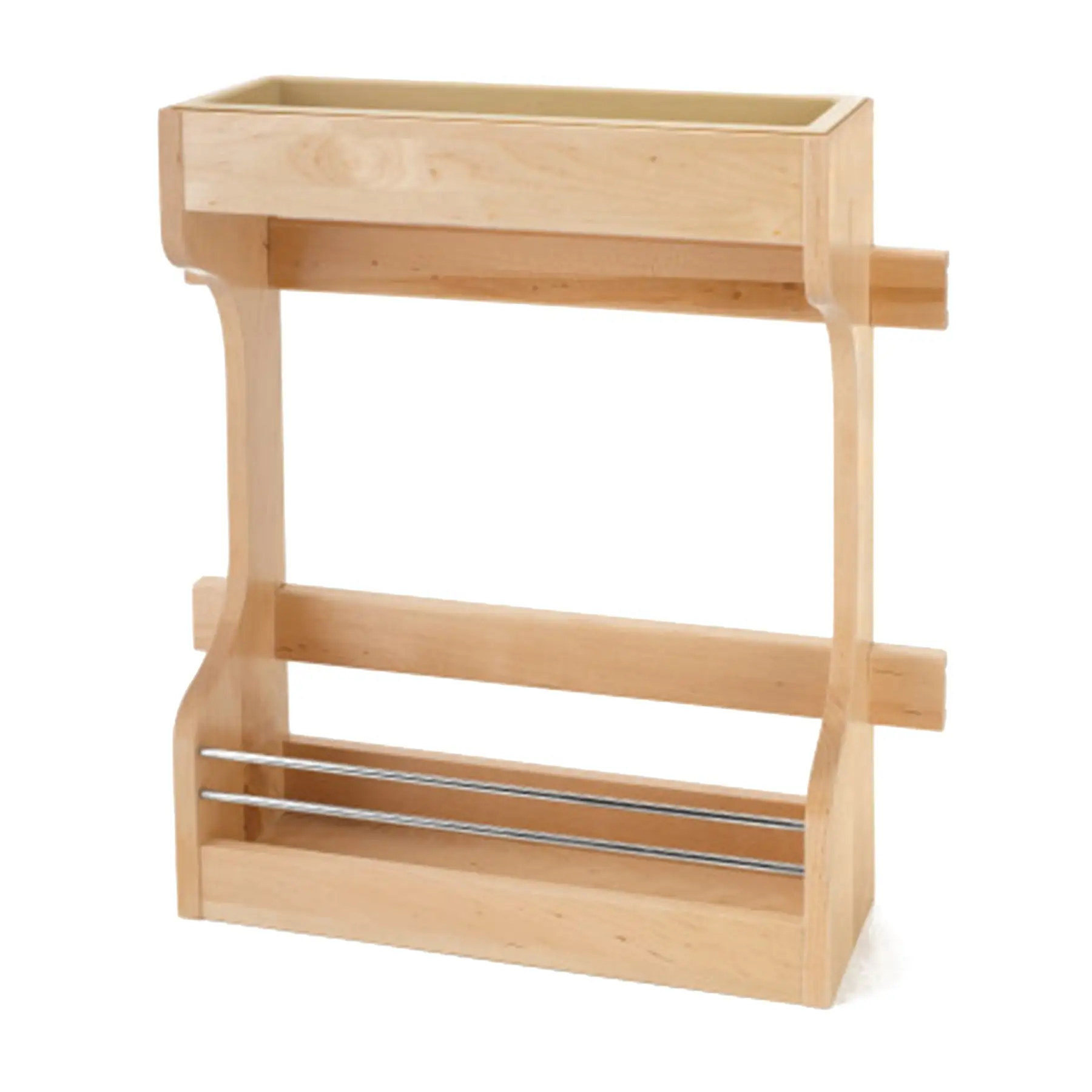 Rev-A-Shelf Door Mount Sink Base Cabinet Storage Organizer, Wood, 4SBSU-21