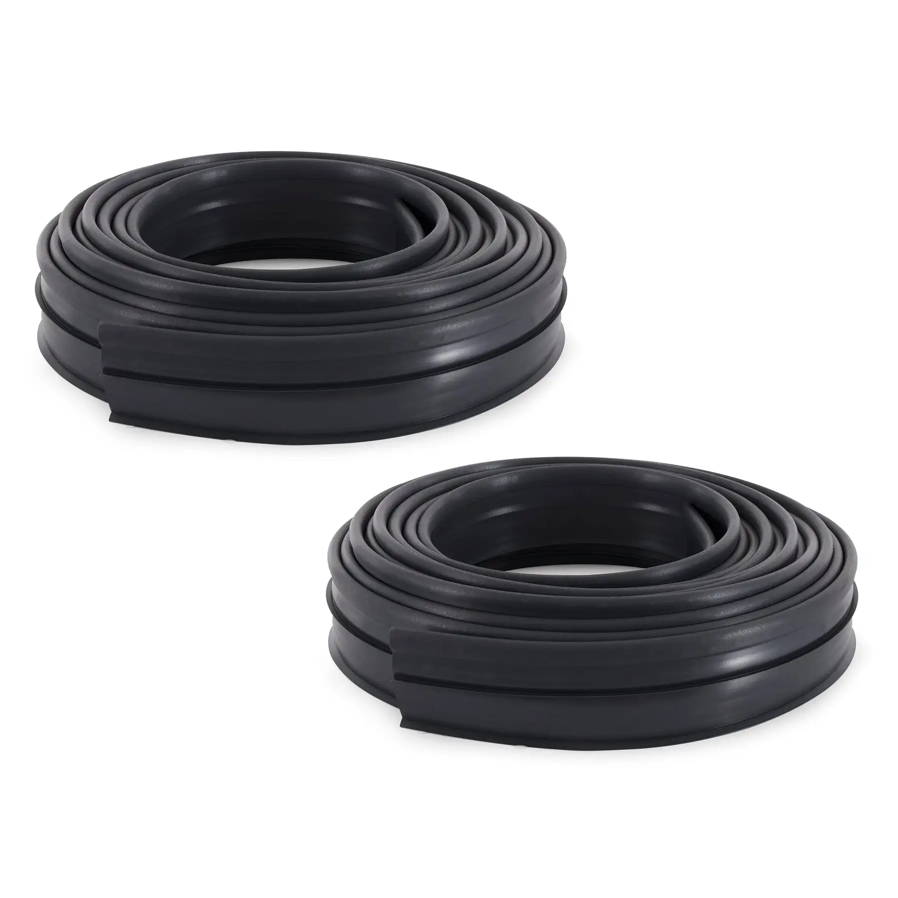 Suncast Professional Grade Dig In 60 Foot Landscape Edging Roll, Black (2 Pack)