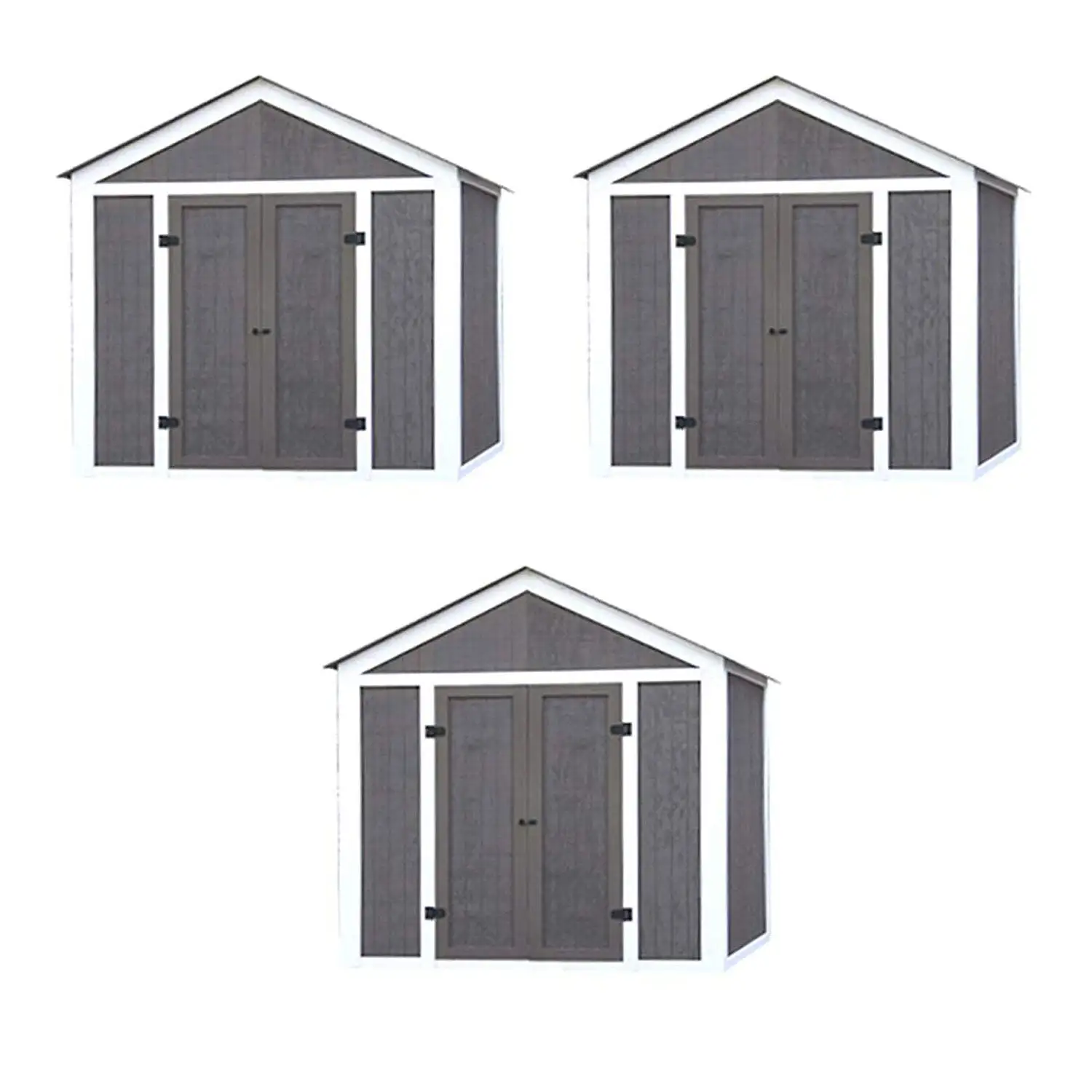 EZ Shed 3 Size Bracket Framer 7 ft x 8 ft DIY Framing Kit, Peak Style (3 Pack)