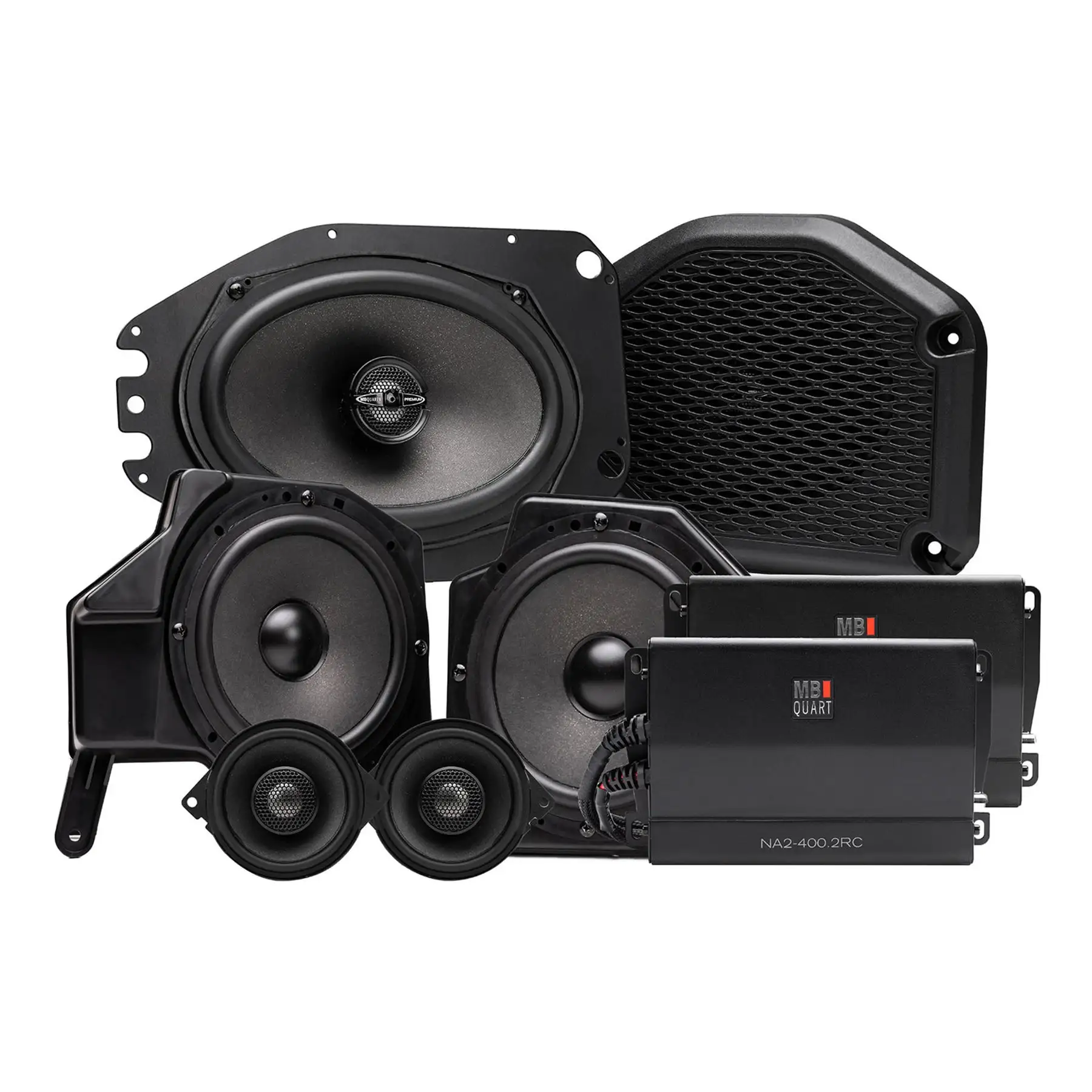 MB Quart MBQJ-STG6A-1 800 W STAGE 6 Tuned System for Jeep Wrangler & Gladiator