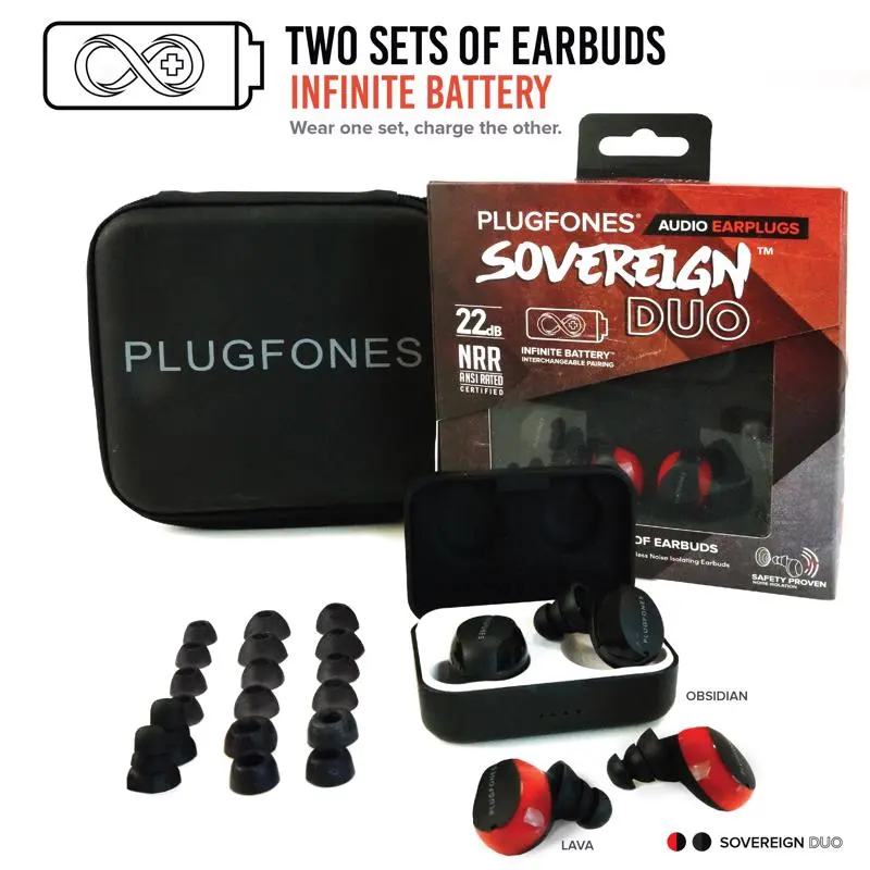 Plugfones PSD-BRBB Sovereign Duo Earplugs