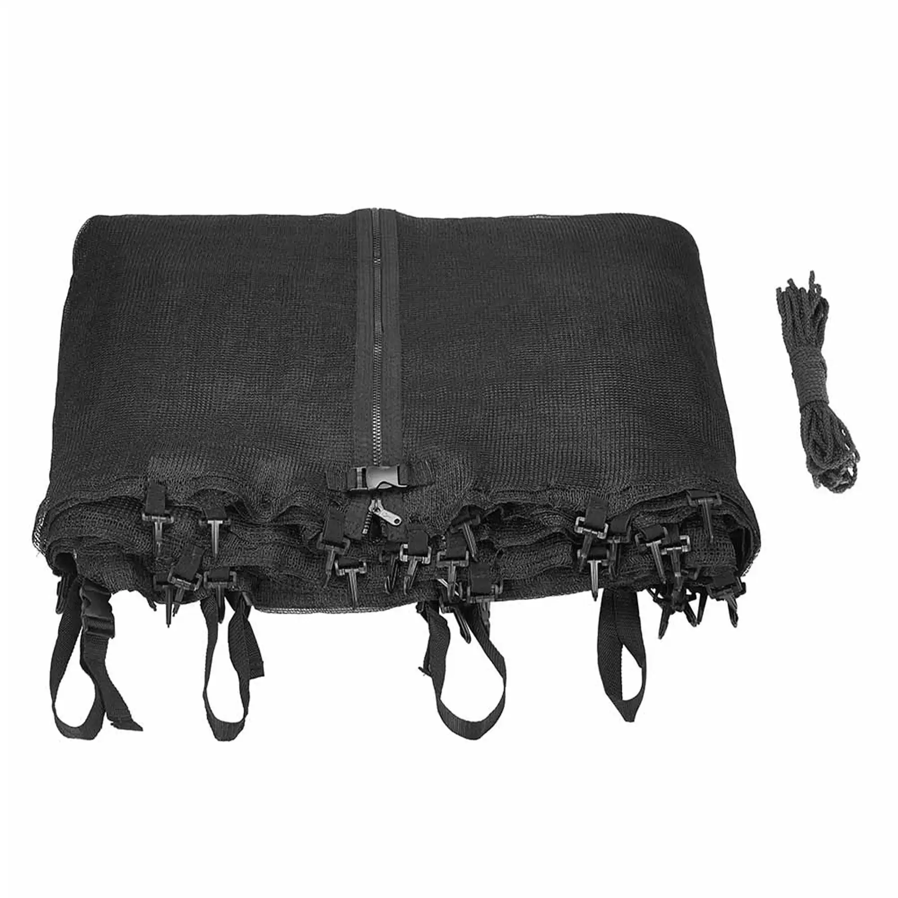Upper Bounce 13 Feet Round Trampoline Replacement Net for 6 Poles or 3 Arches