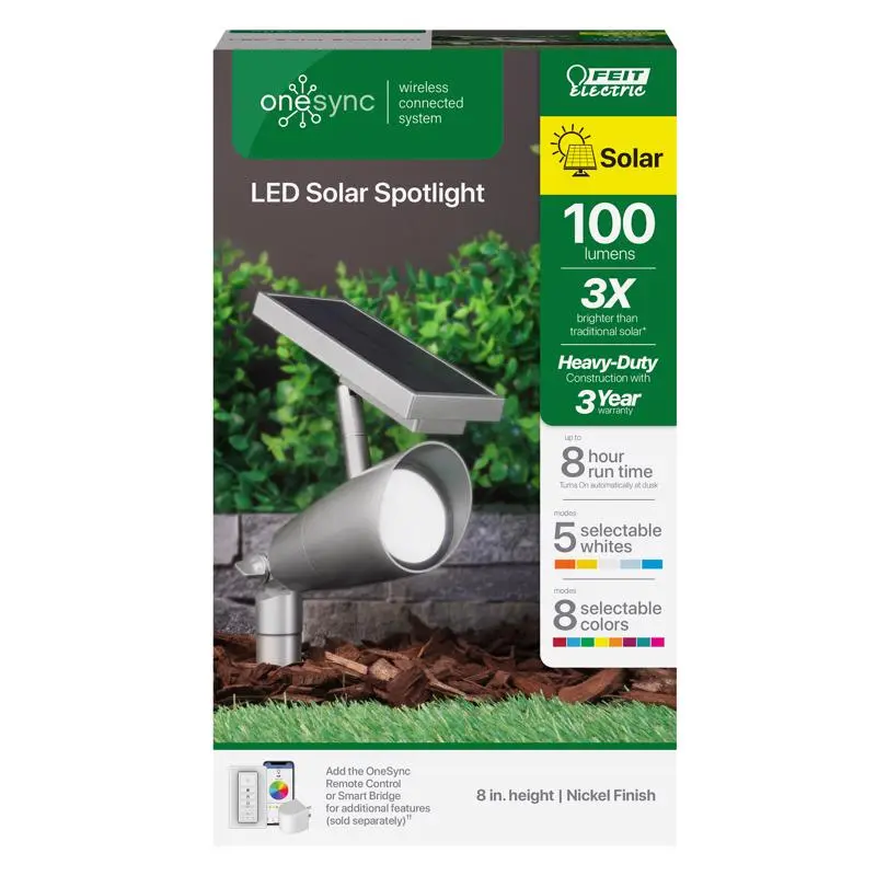 Feit Electric SPOT/SYNCSOLNK OneSync LED Solar Spotlight