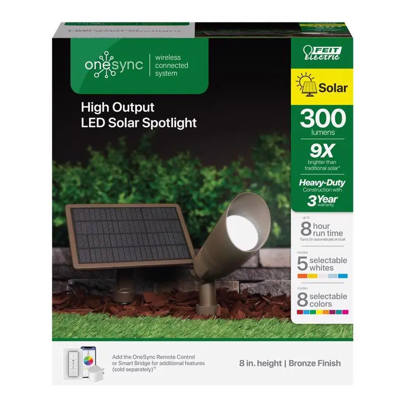 Feit Electric SPOTPANELSYNCRP OneSync LED Solar Spot Light Kit