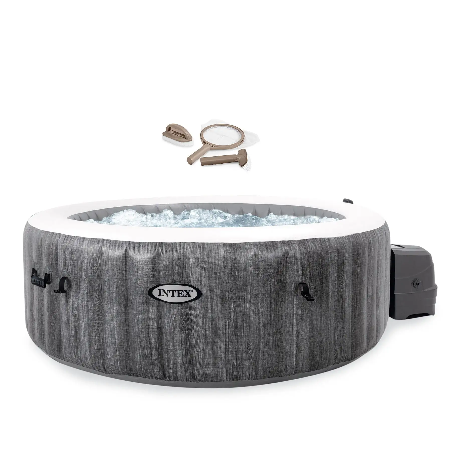 Intex PureSpa Plus Inflatable Hot Tub & Intex PureSpa Maintenance Accessory Kit