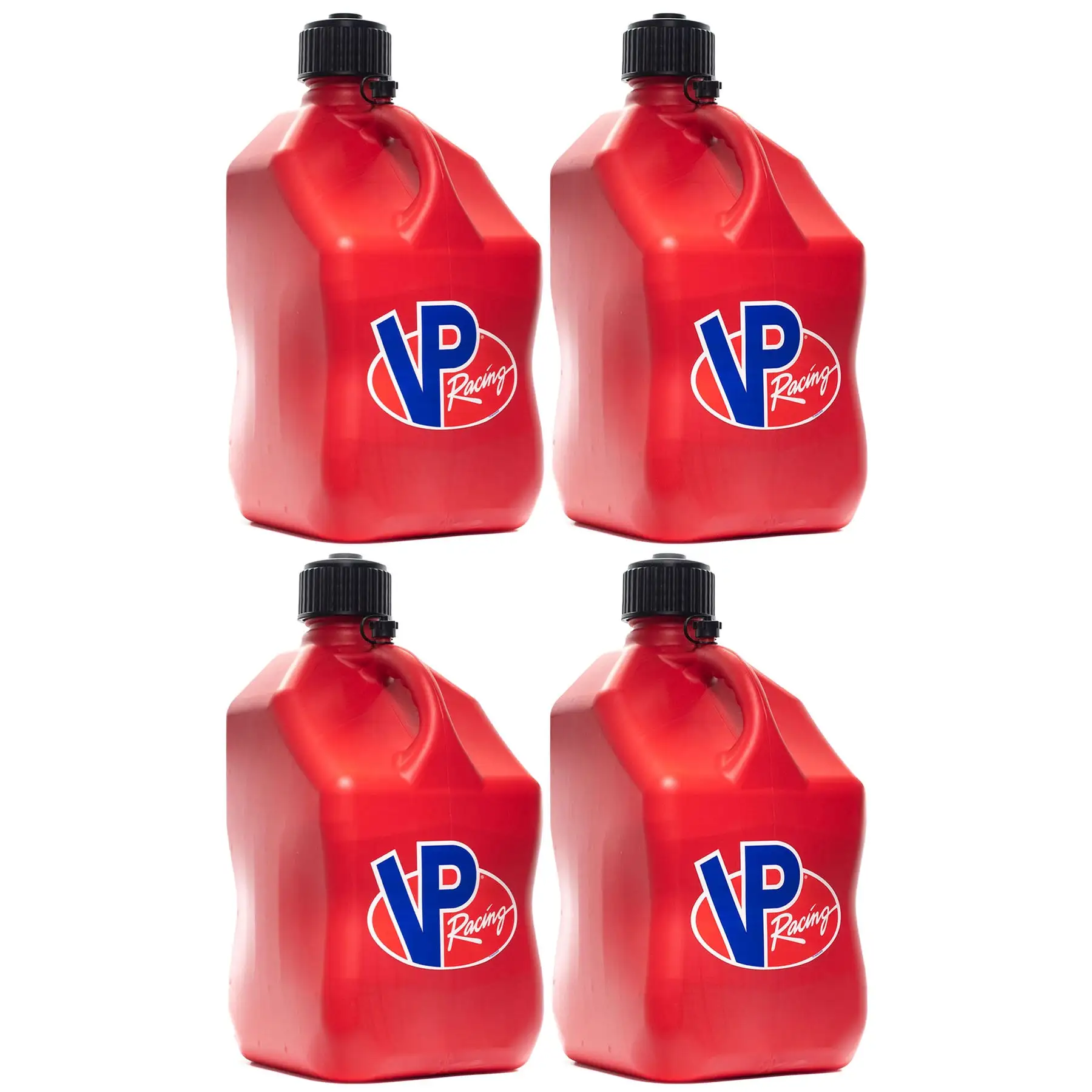 VP Racing 5.5 Gal Motorsport Racing Container Utility Container Jug, Red (4 Pk)