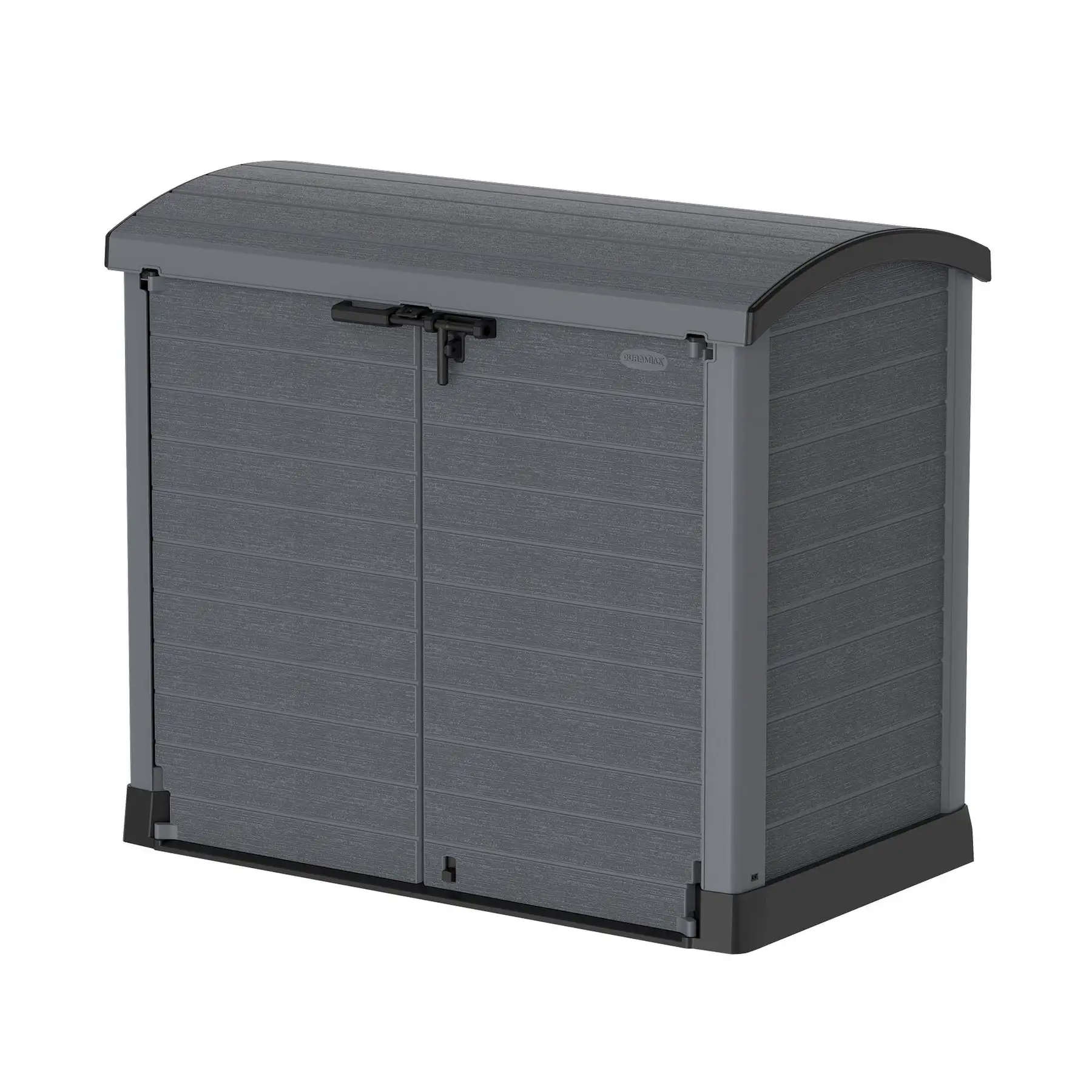 Duramax CedarGrain StoreAway 1200L Outdoor Deck & Garden Storage Box, Charcoal