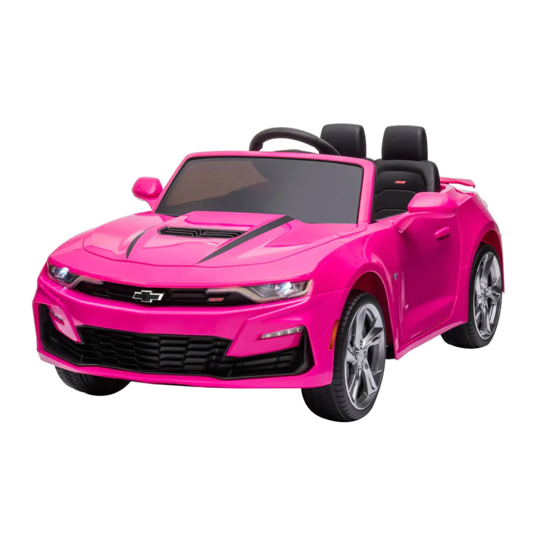 Dakott 2021/2022 Chevy Camaro Racing 2SS Battery Powered Ride On Car Toy, Pink