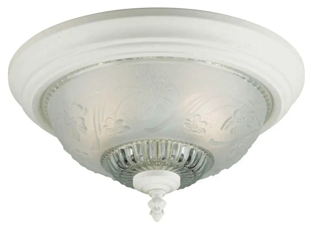 Westinghouse 66162 Two Light Interior Flush Mount Ceiling Fixture