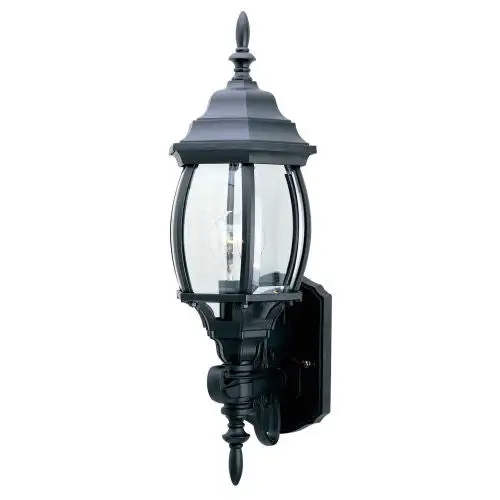 "Outdoor" Wall Lantern Fixture Pk/2 - Black.