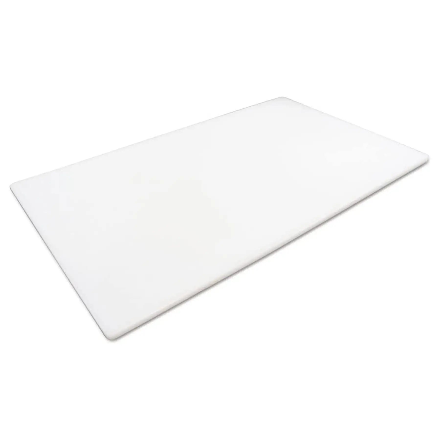 Thirteen Chefs 30 x 18 Inch Dishwasher Safe HDPE Plastic Cutting Board, White