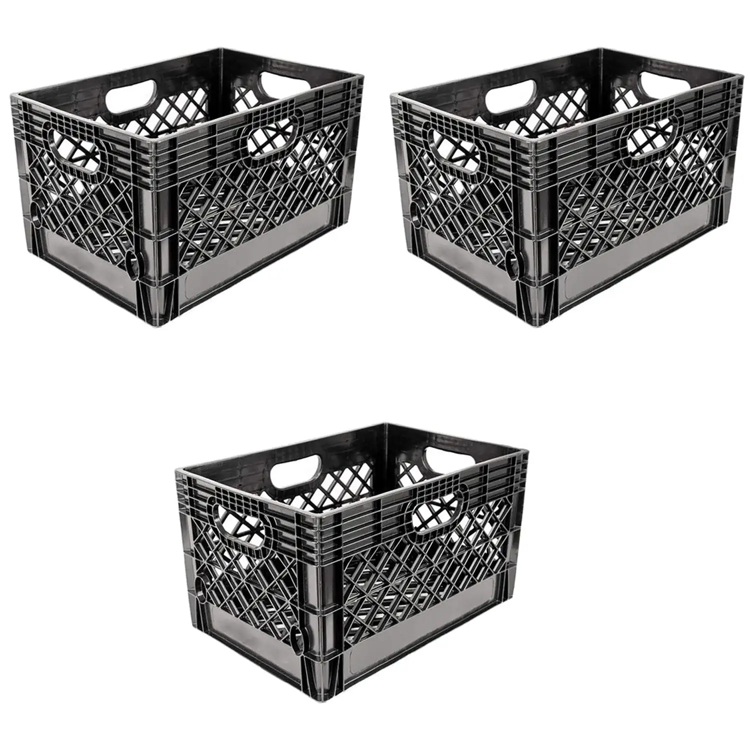 Juggernaut Storage Crate for Office Storage & Classroom Organization, 3-Pack