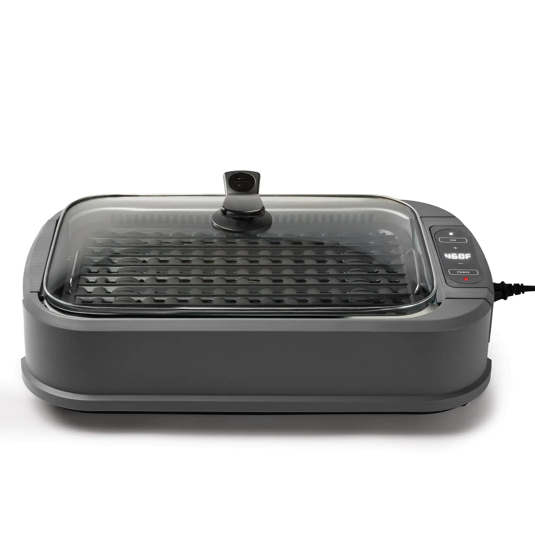 Oster DiamondForce Electric Indoor Nonstick Smokeless Countertop Grill with Lid