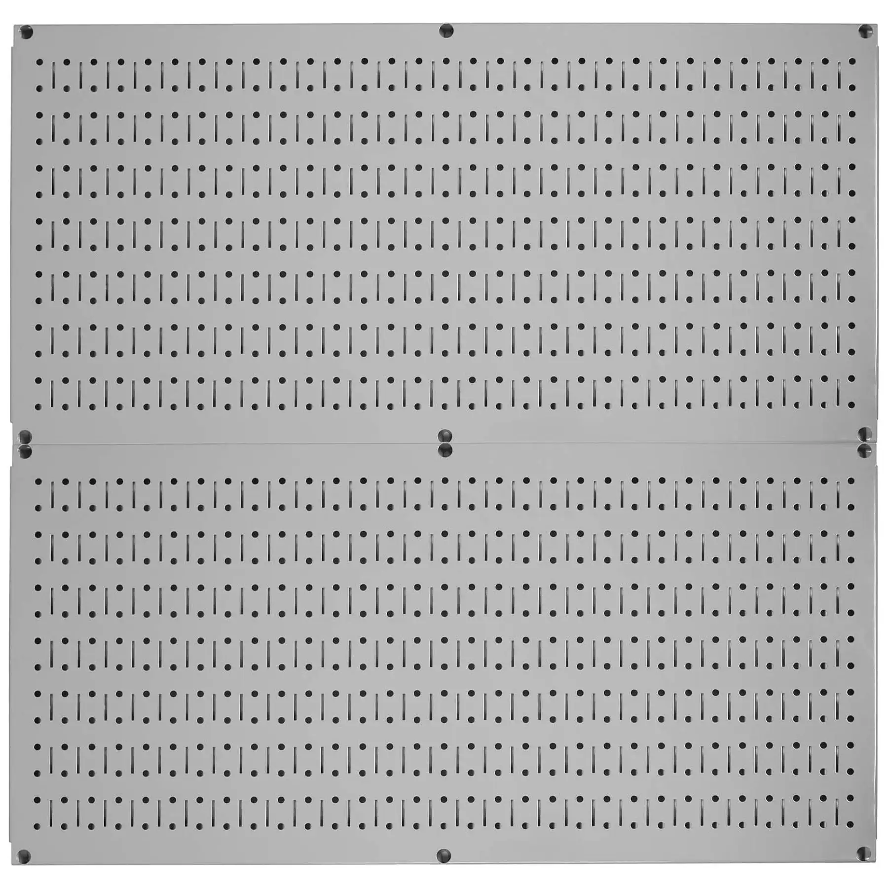 Wall Control 32" x 16" Horizontal Pegboard Garage Tool Organizer, Grey (2 Pack)