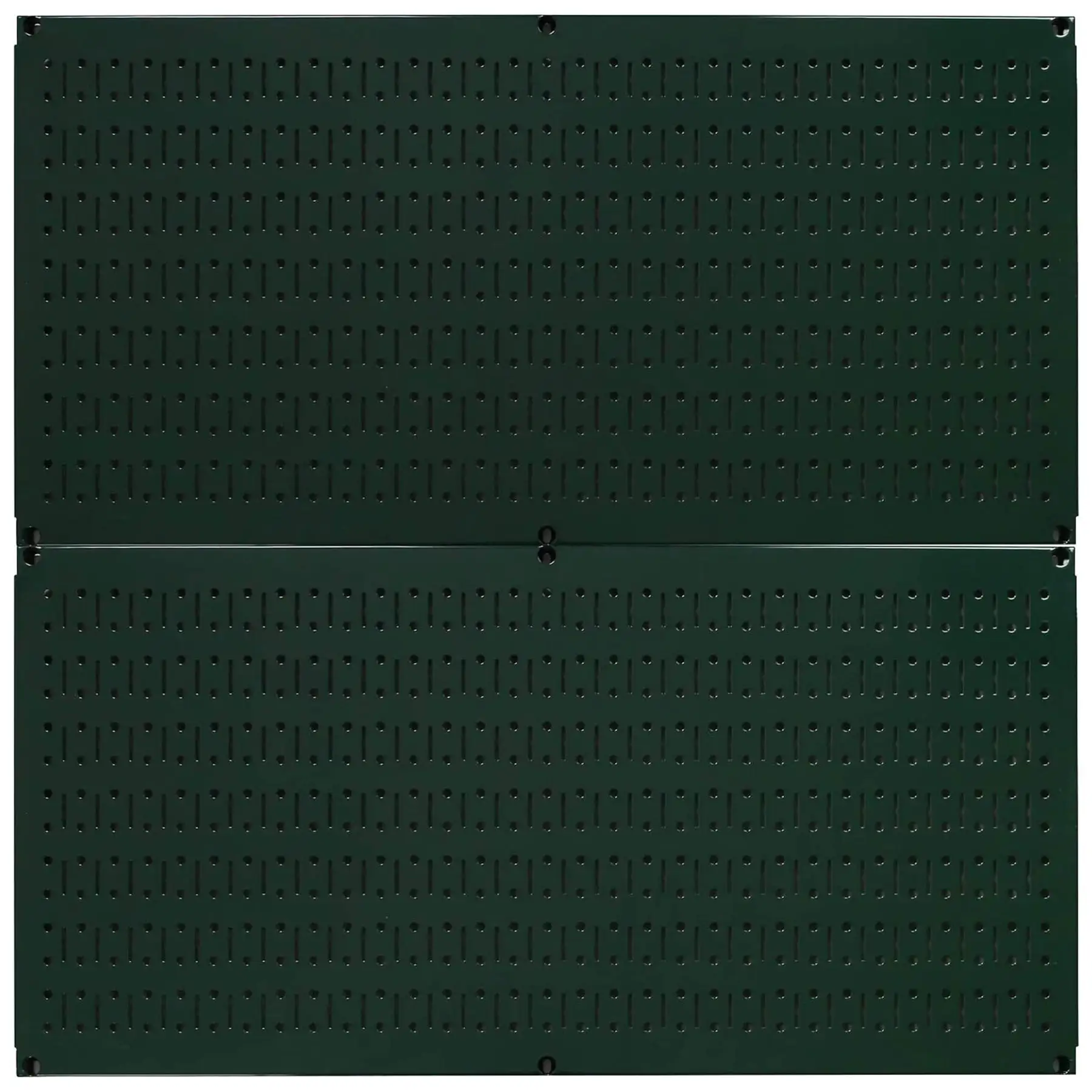 Wall Control 32" x 16" Horizontal Pegboard Garage Tool Organizer, Green (2 Pack)