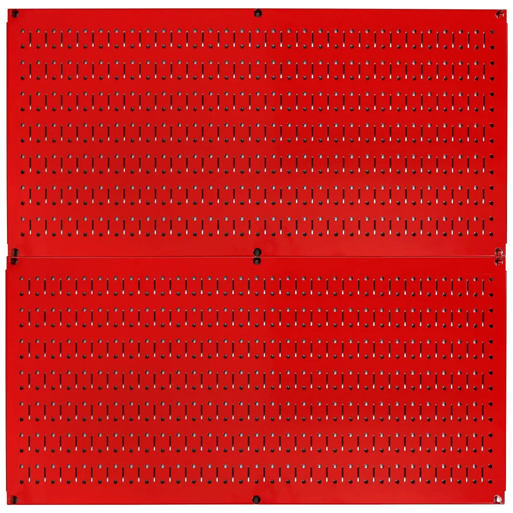 Wall Control 32" x 16" Horizontal Pegboard Garage Tool Organizer, Red (2 Pack)