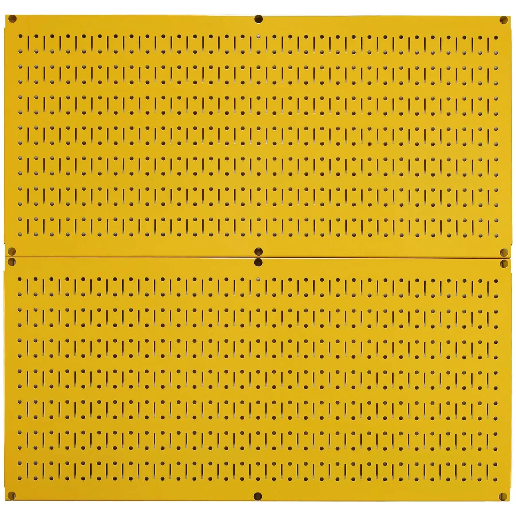 Wall Control 32"x16" Horizontal Pegboard Garage Tool Organizer, Yellow (2 Pack)