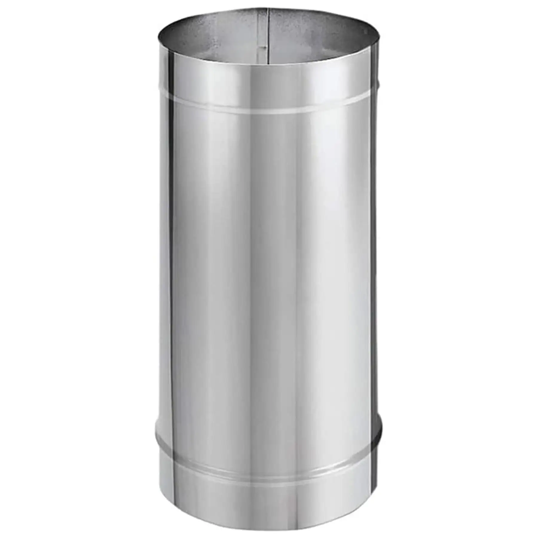 DuraVent DuraBlack 24" x 8" Diameter Single Wall Stainless Steel Stove Pipe