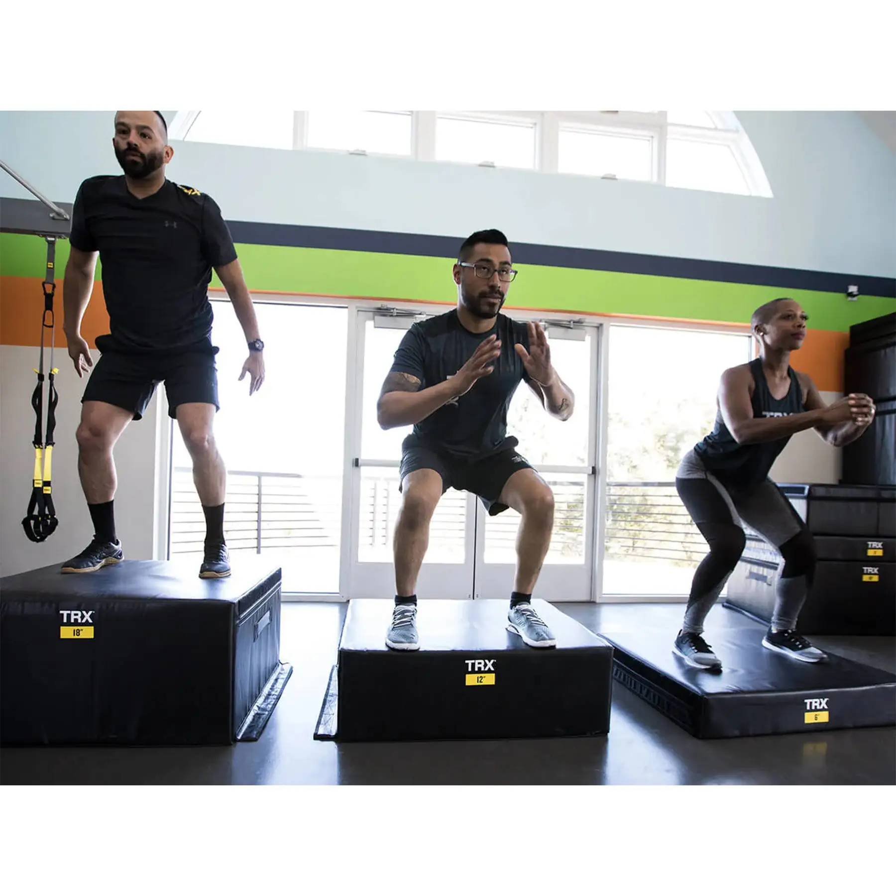 TRX 18" Soft Plyo Box Gym Workout Equipment for Plyometric Exercises - Image 4