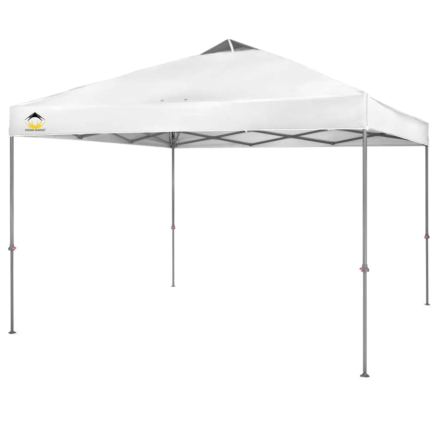 10 x 10 Foot Instant Pop Up Folding Shade Canopy w/Carry Bag, White