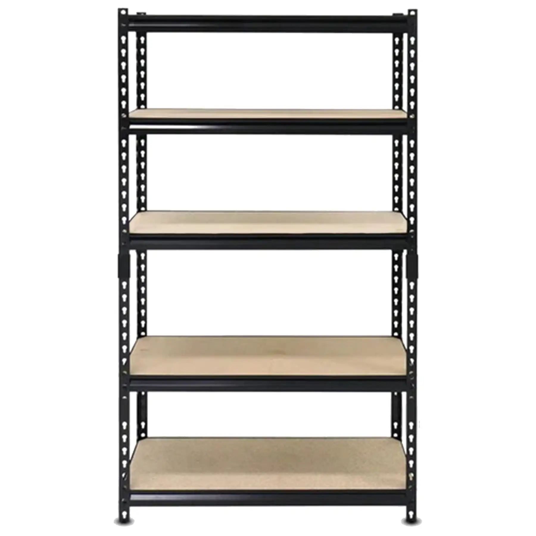 24" x 72" 5 Shelf Steel Utility Shelving Storage Unit, Black (For Parts)