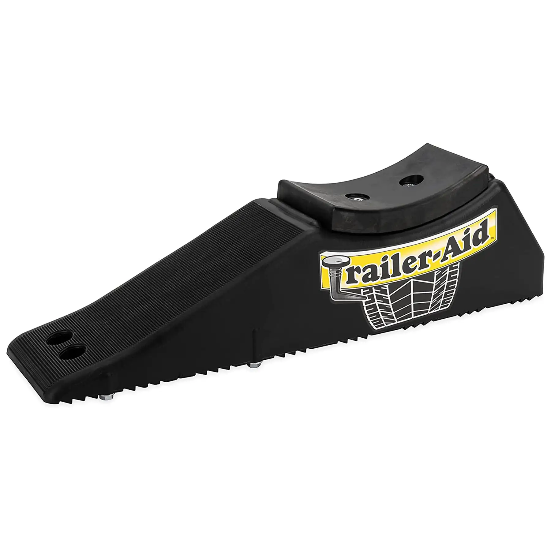 Camco Trailer Aid PLUS Tandem Trailer Tire Changing Ramp with 5.5" Lift, Black