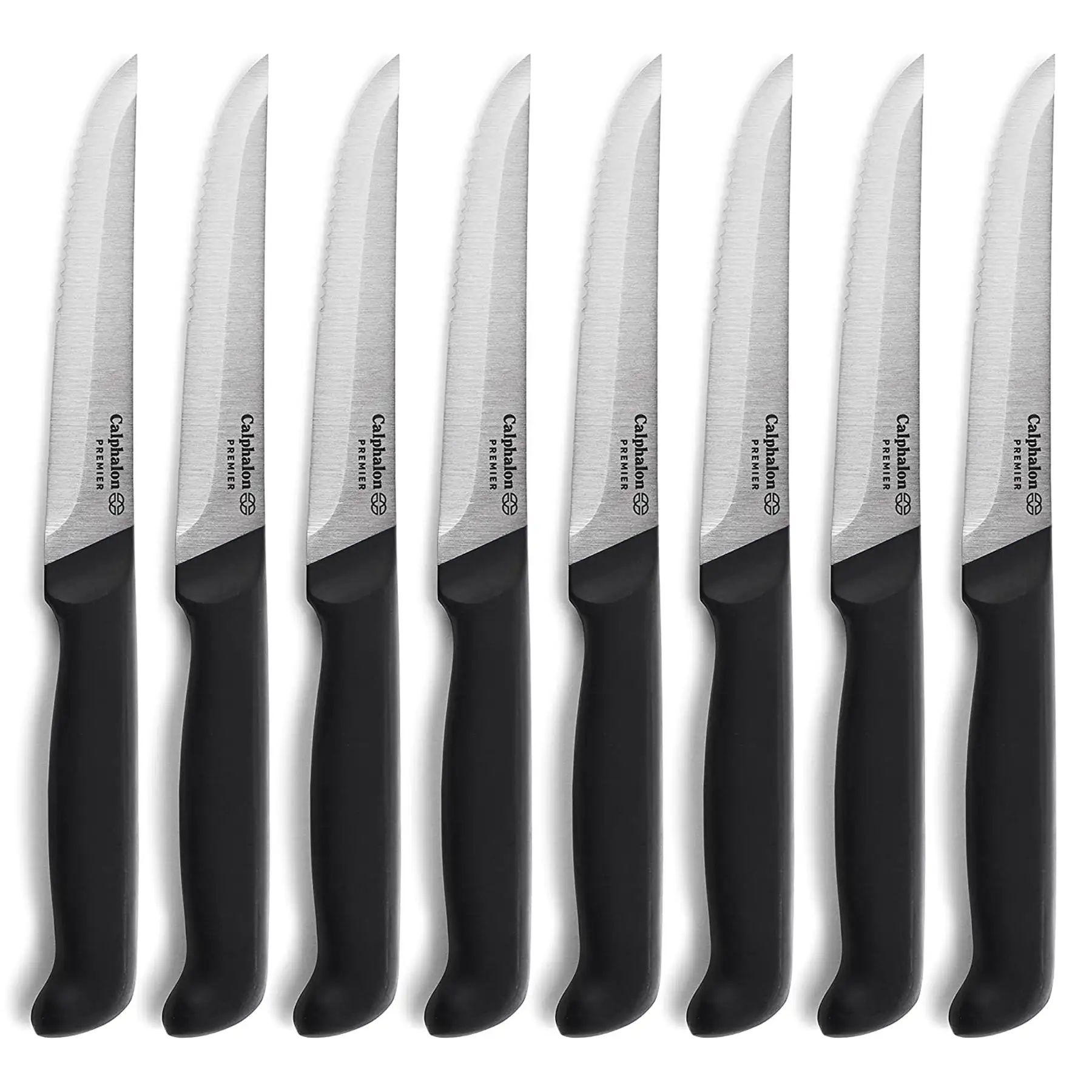 Calphalon Premier Cutlery SharpIN 8 Piece High Carbon Steel Steak Knife Set