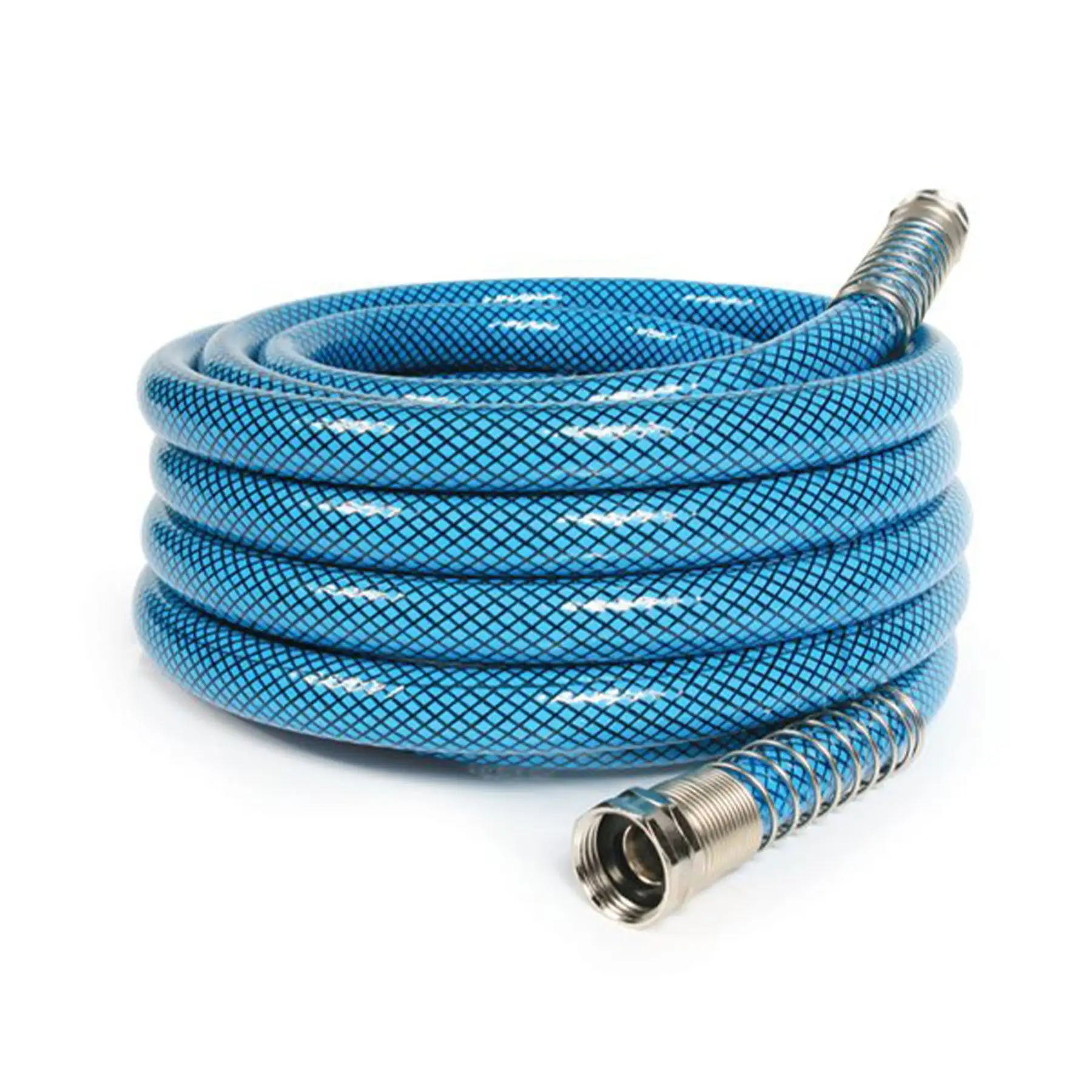 Camco TastePURE 25 Foot No Kink Heavy Duty PVC Premium Drinking Water Hose, Blue