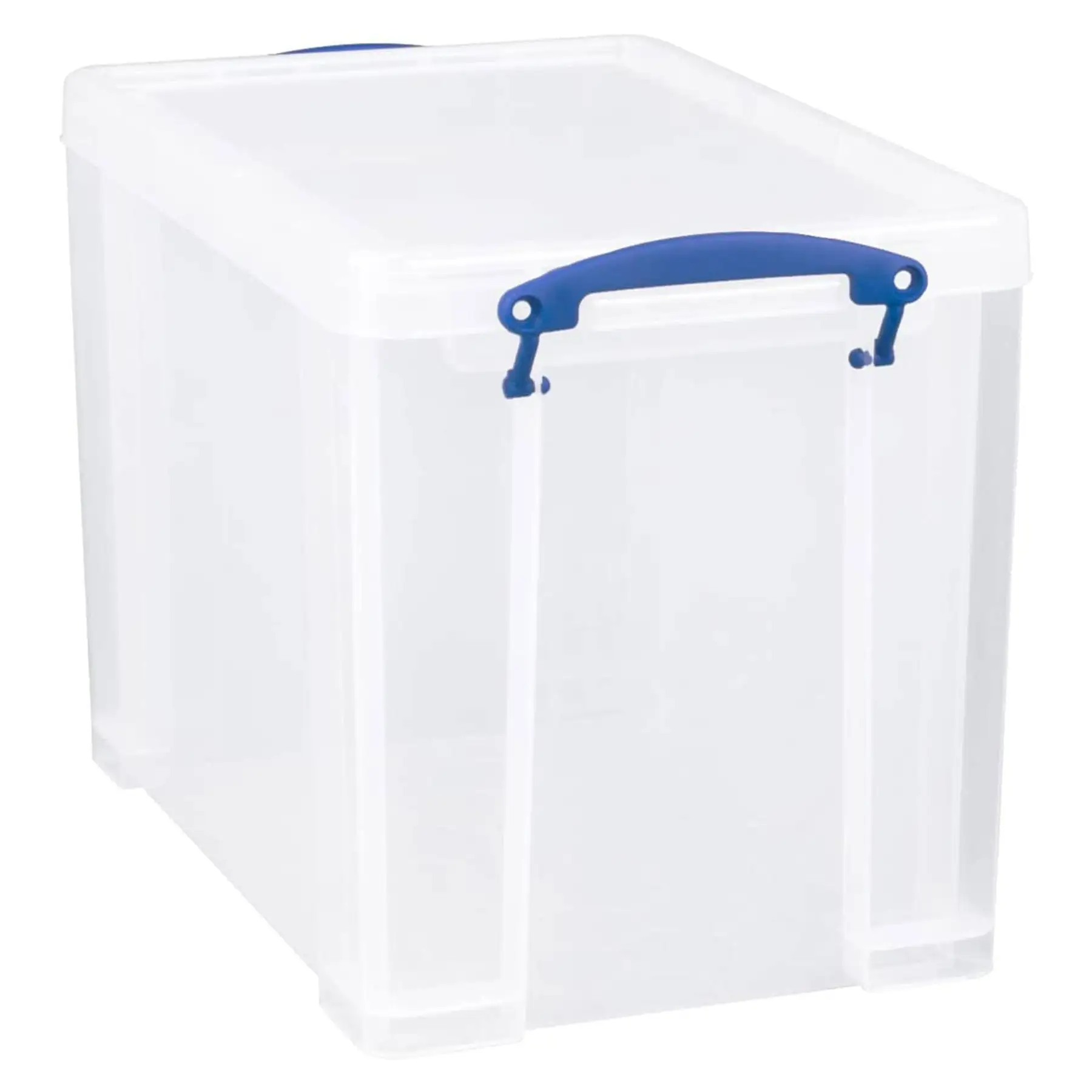 Really Useful Box 19L Plastic Storage Container w/Snap Lid & Clip Lock Handles