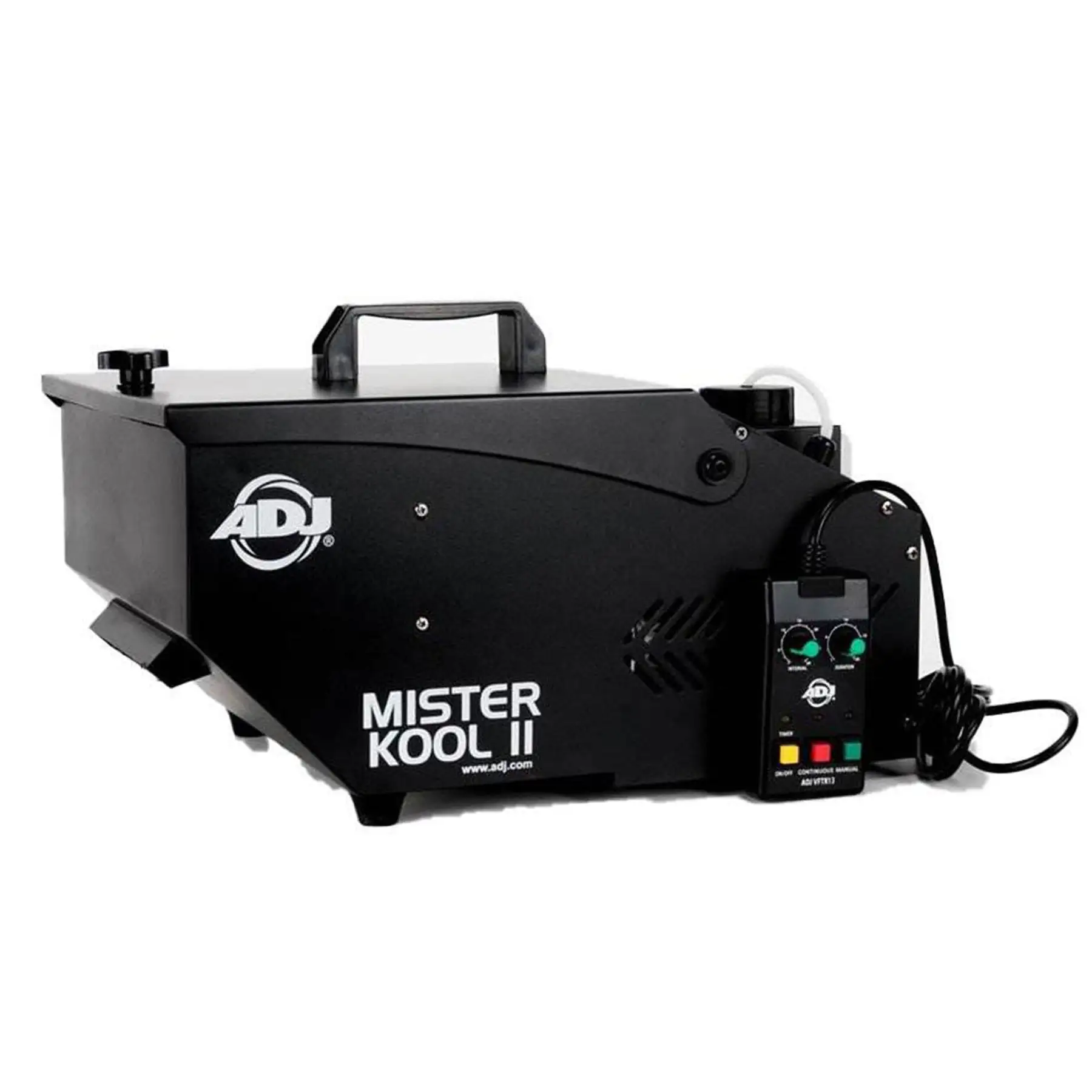 ADJ Low-Lying Water-Based Fog Machine w/Remote, Black & 4 Liter Fog Liquid Juice