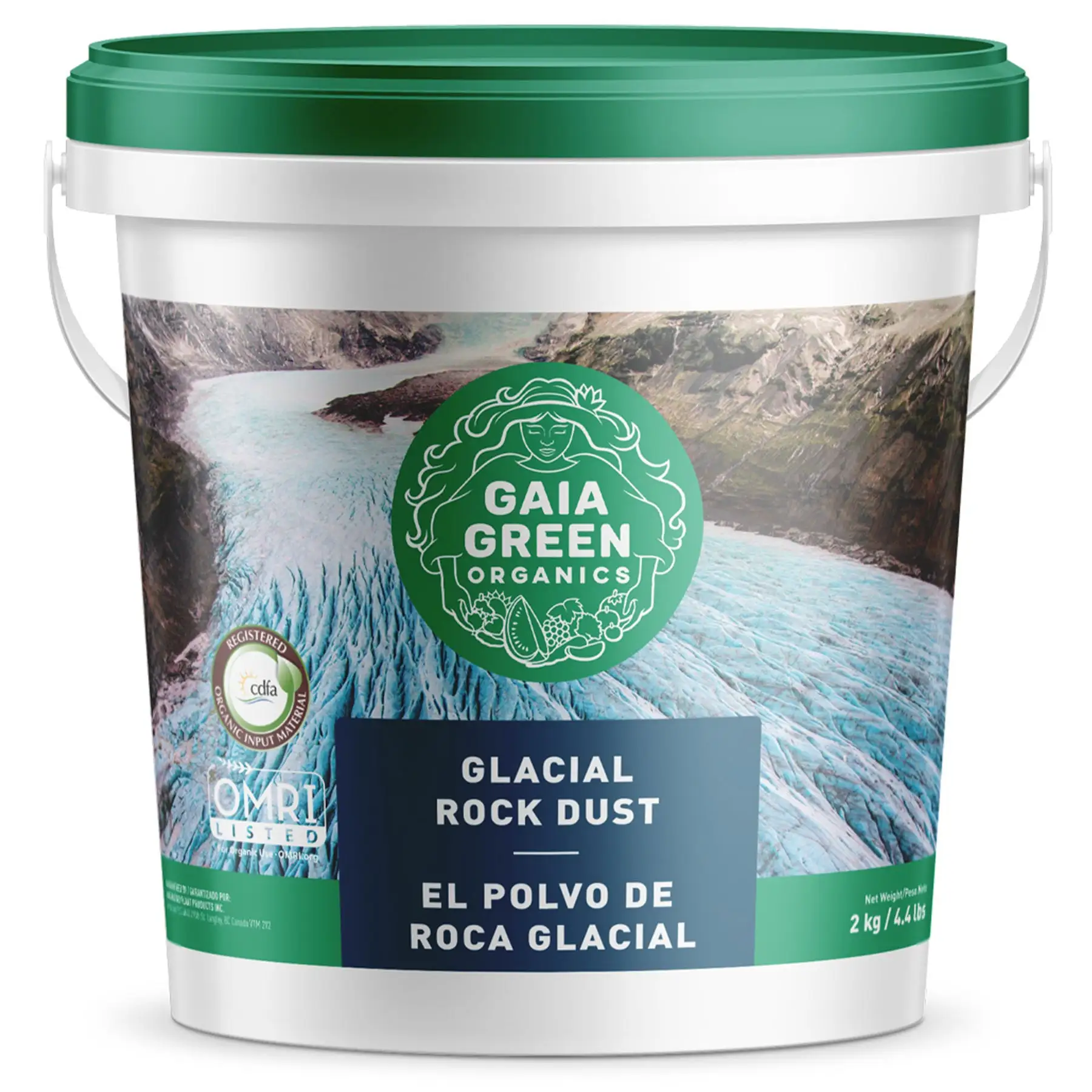 GAIA GREEN Organics Glacial Rock Dust Natural Mineral Soil Supplement, 2 kg