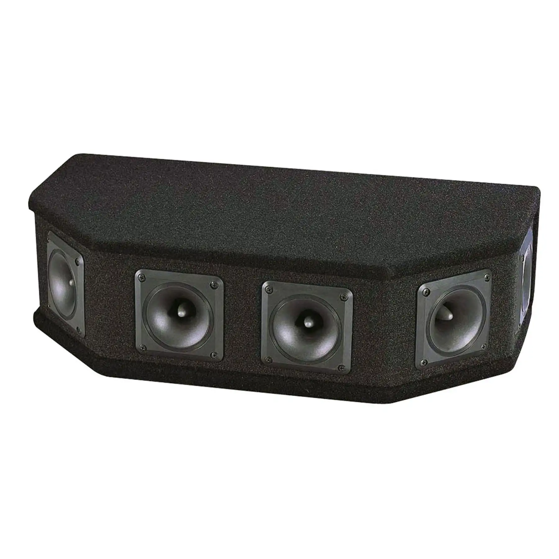 Pyle PAHT6 300 Watt 6 Way DJ Tweeter Speaker Sound System Enclosure Box, Black