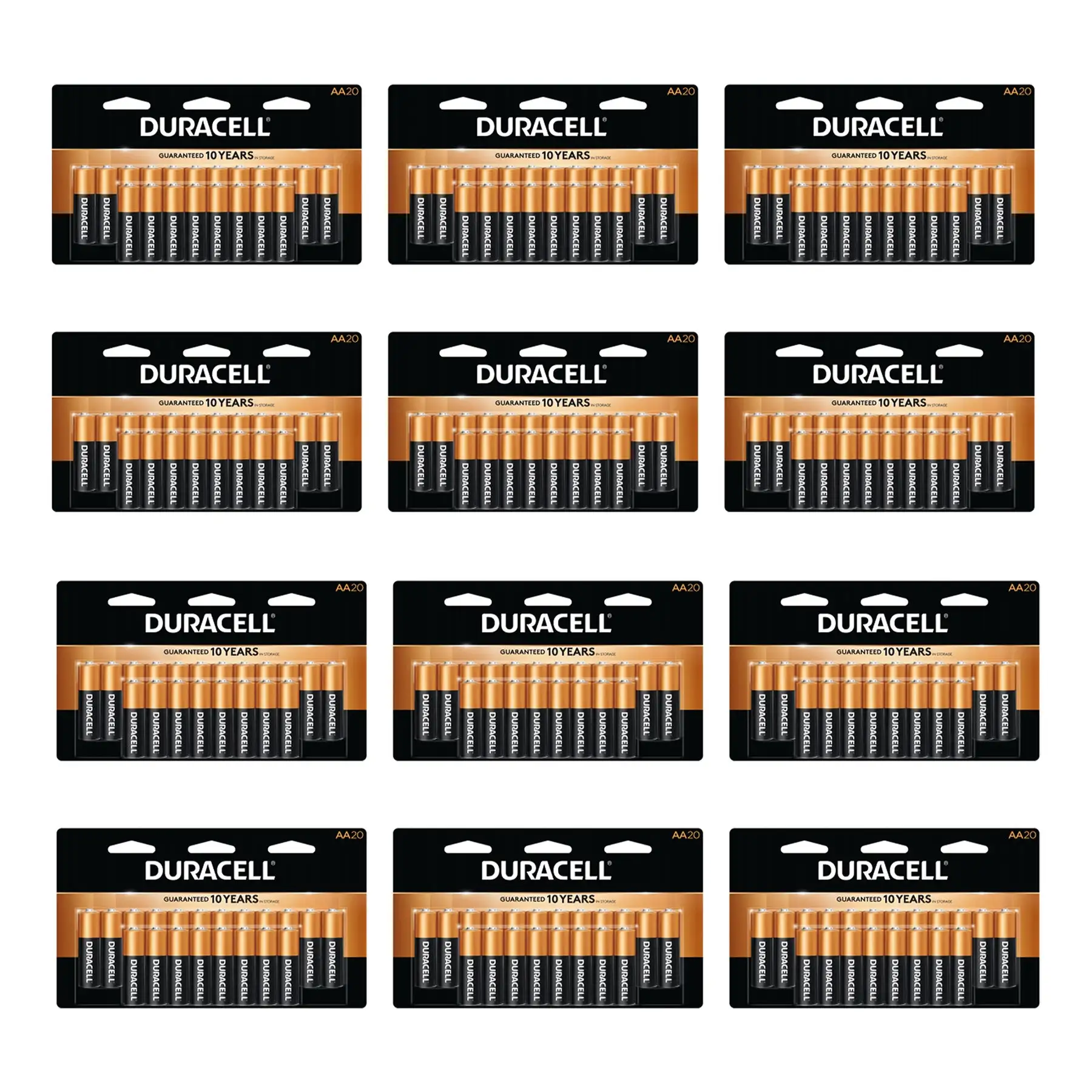 DURACELL Duralock AA 1.5 Volt Alkaline Batteries for Exclusive Power (240 Pack)