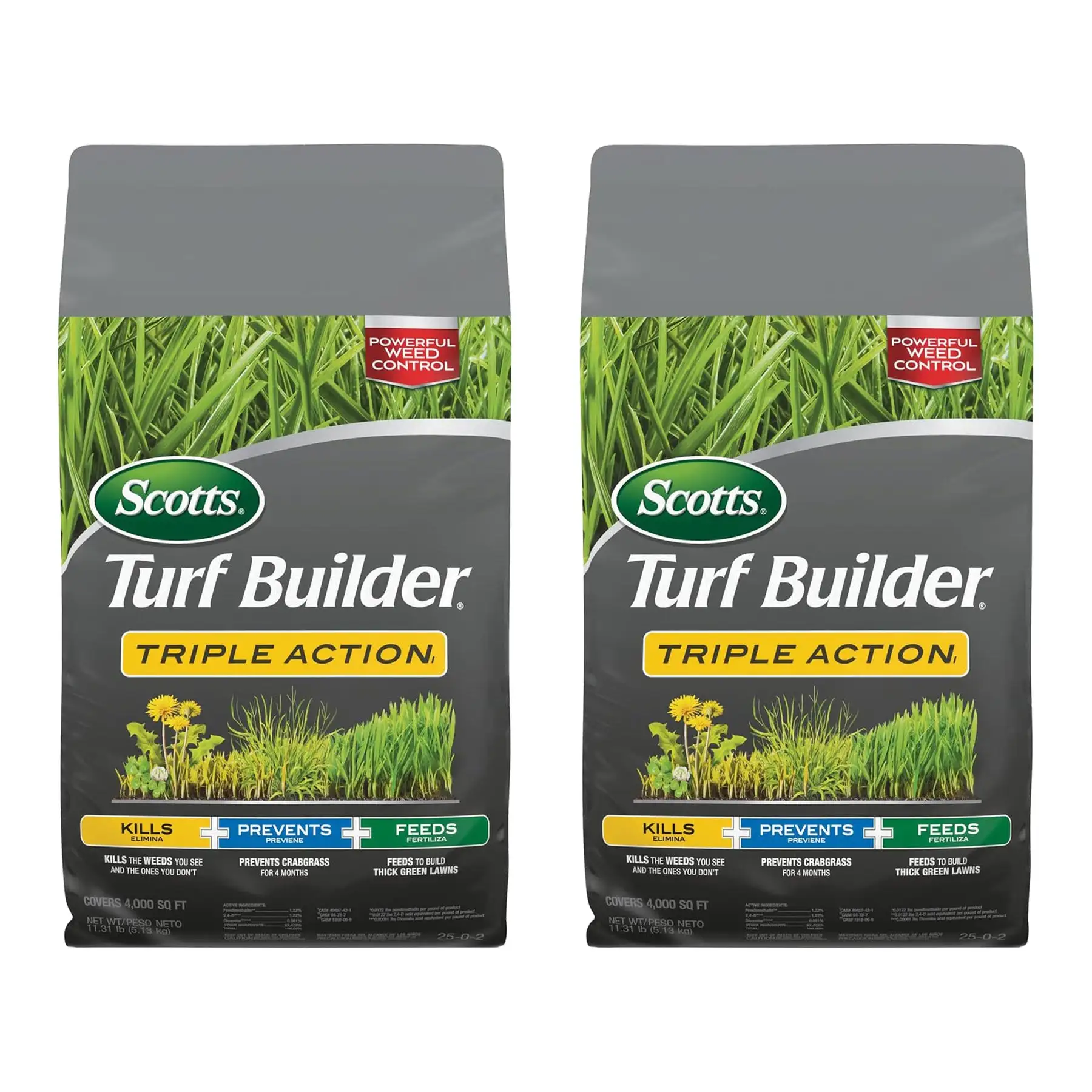 Scotts Turf Builder Southern Triple Action Weed and Ant Slayer Formula (2 Pack)