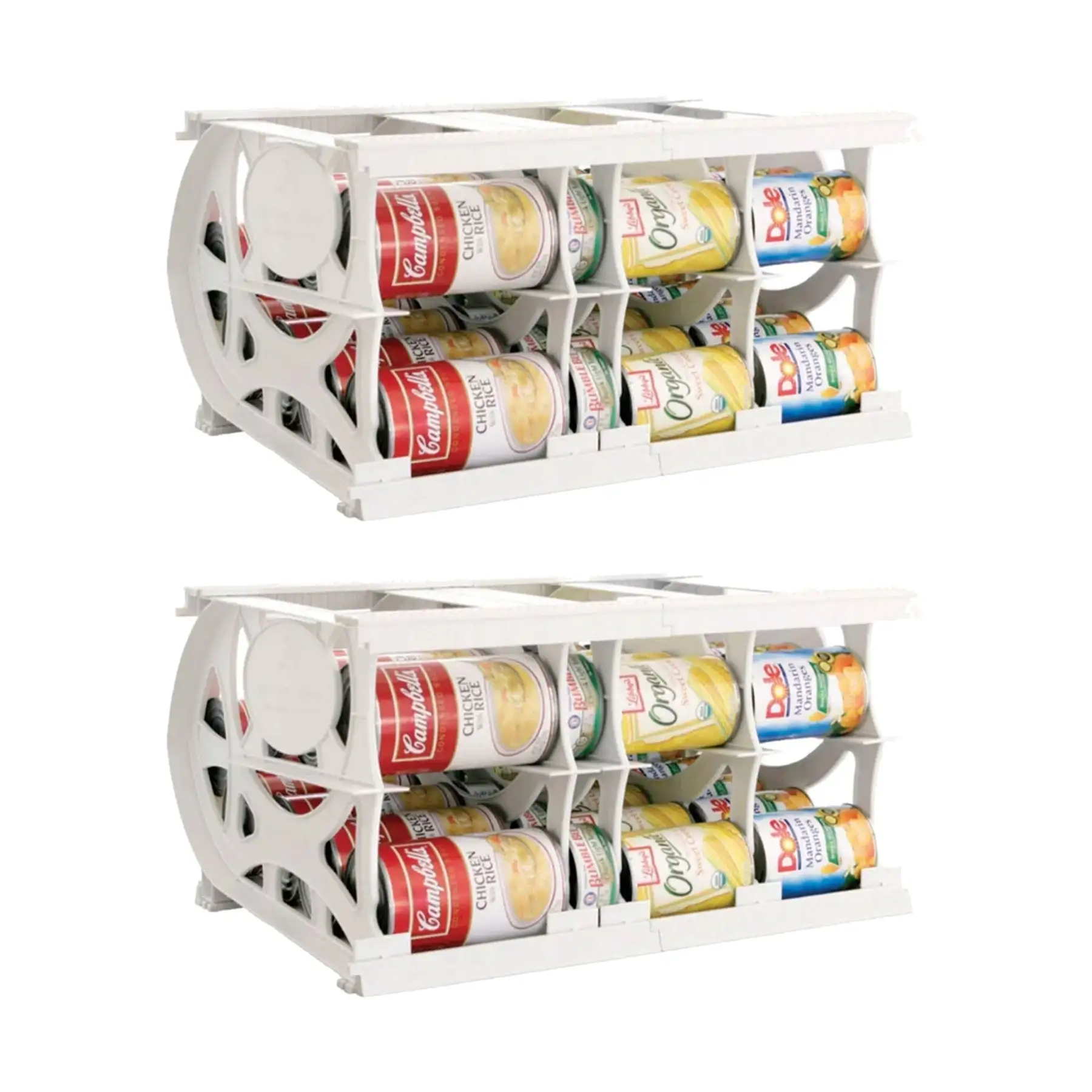 Shelf Reliance Cansolidator 40 Can Canned Food & Soda Storage, USA Made (2 Pack)