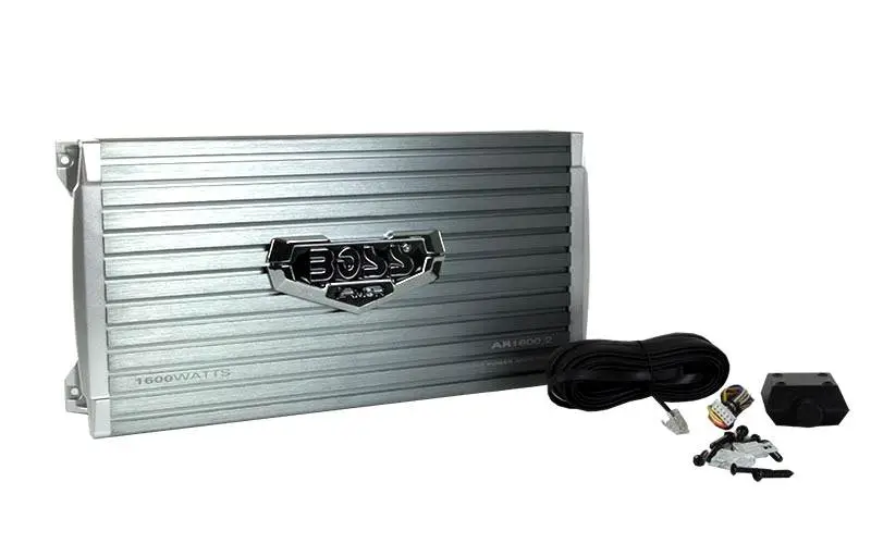 BOSS Audio AR1600.2 1600W 2-Channel Car Audio Amplifier Power Amp with Remote