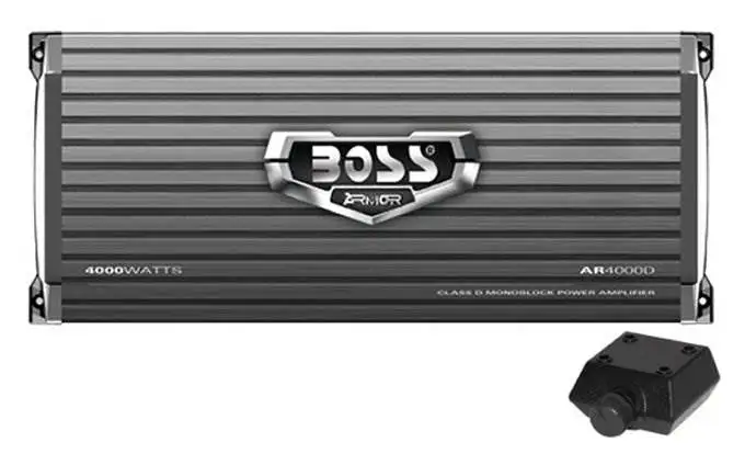 Boss AR4000D Armor 4000W Monoblock Class D Car Audio Amplifier Amp and Remote