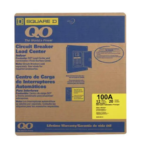 Square D Q0112-20M100C Load Center Main Breaker